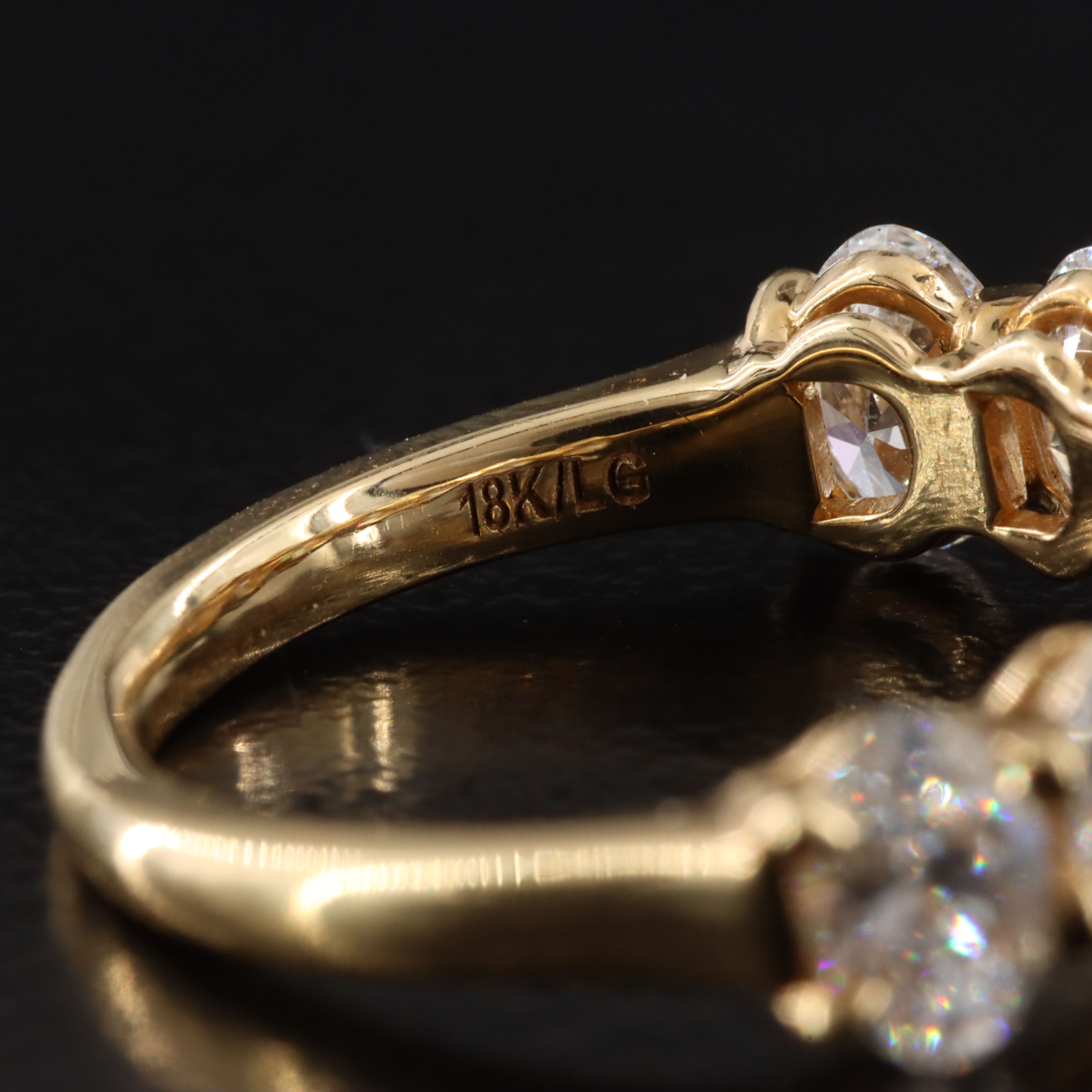 18K 2.56 CTW Lab Grown Diamond Ring