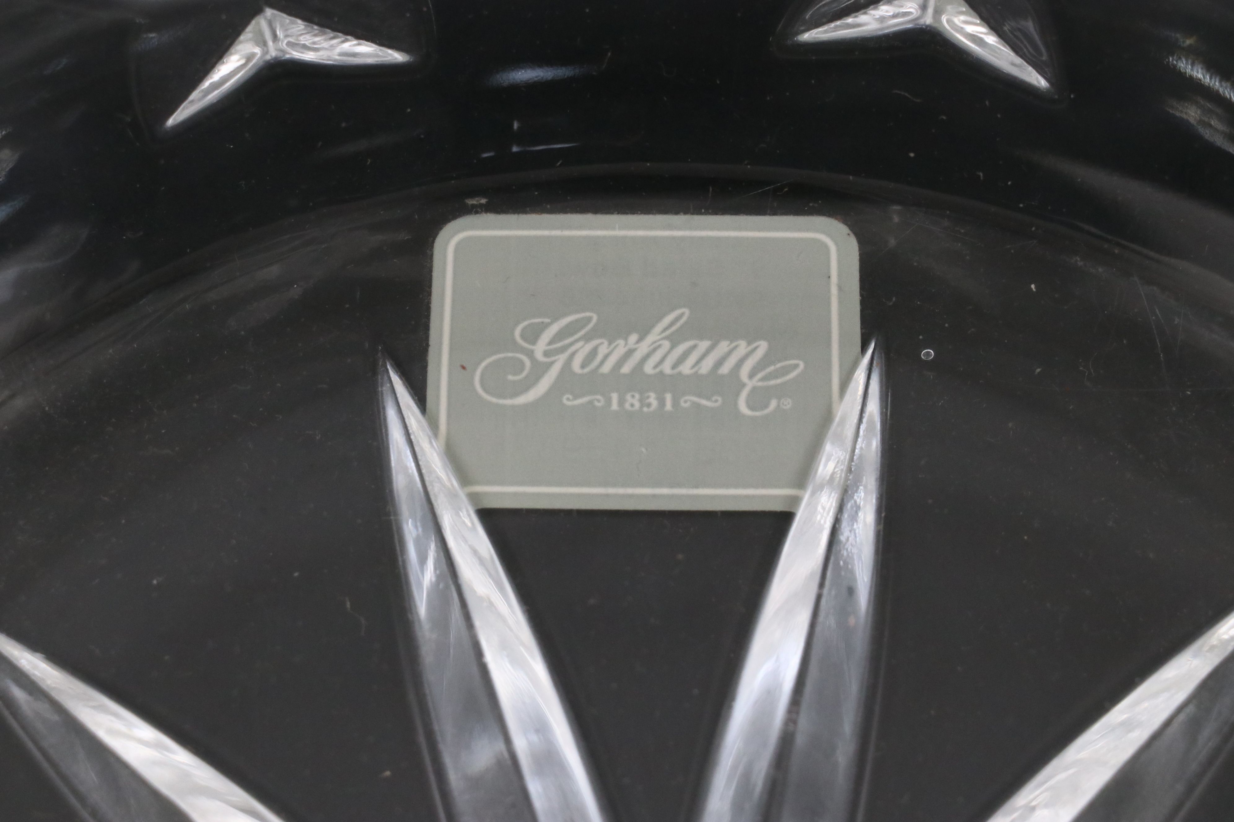 Gorham "Country Terrace" and "Lady Anne" Crystal Serving Bowls