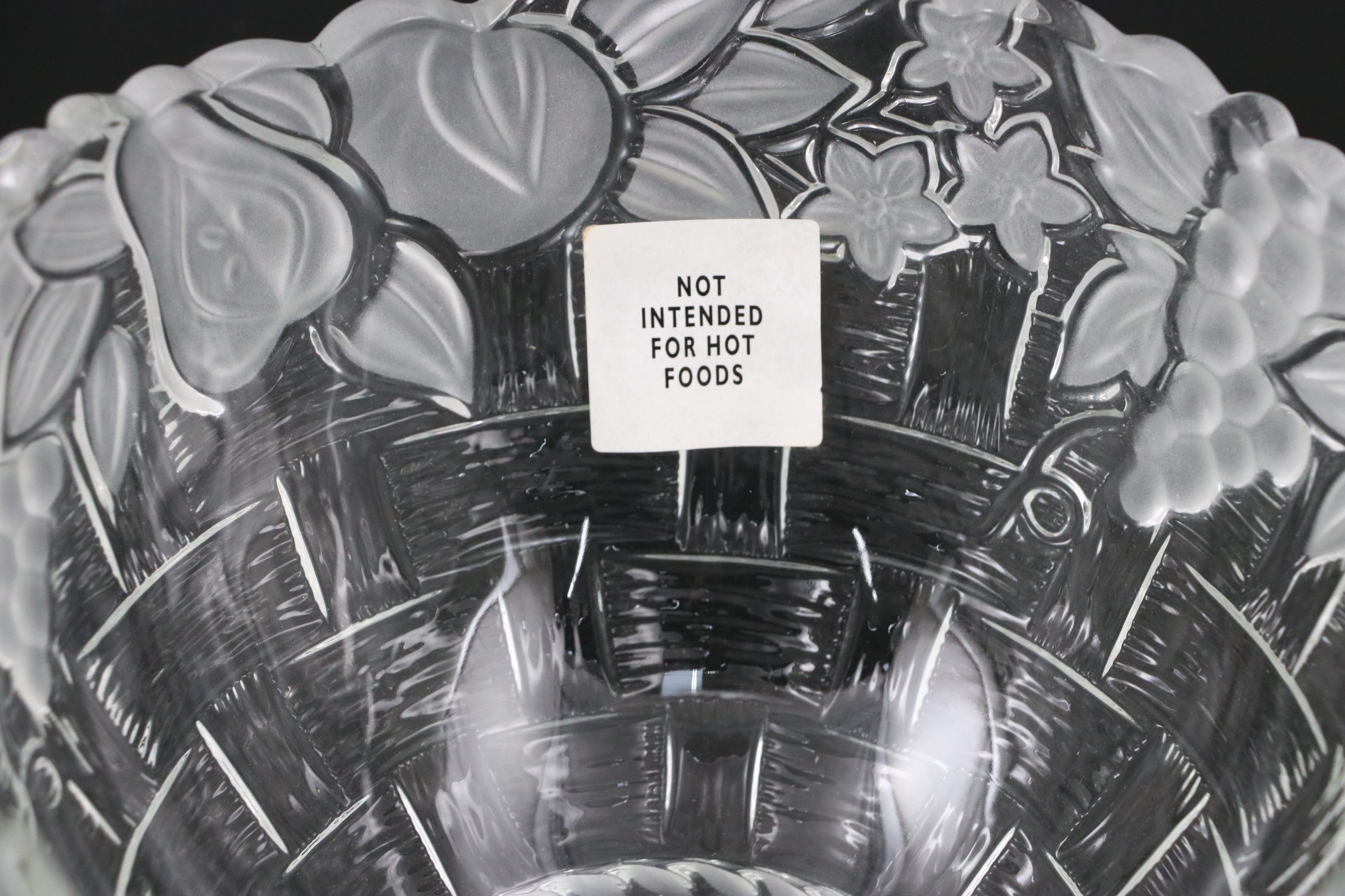 Gorham "Country Terrace" and "Lady Anne" Crystal Serving Bowls