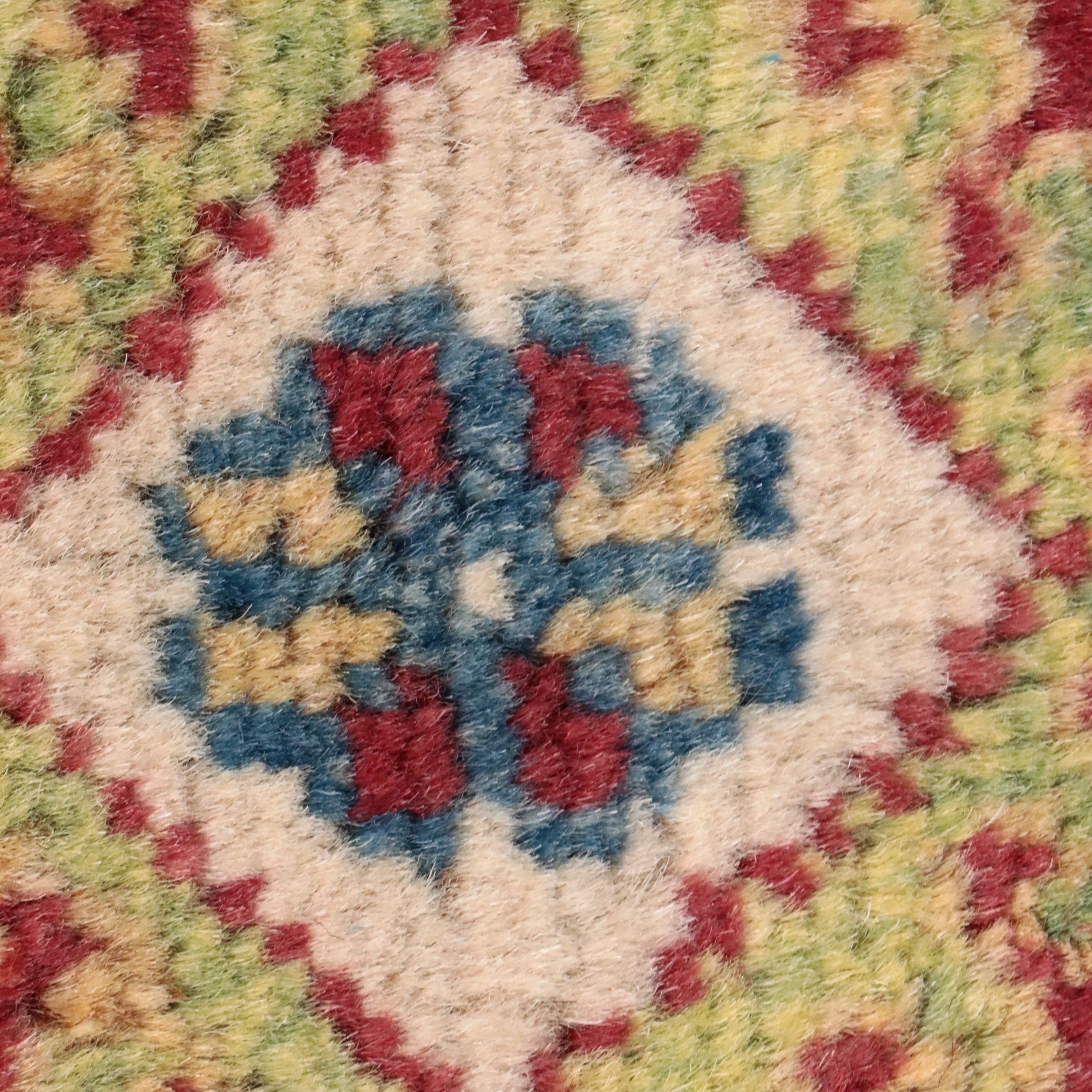 4' x 5'10 Hand-Knotted Pakistani Kazak Area Rug