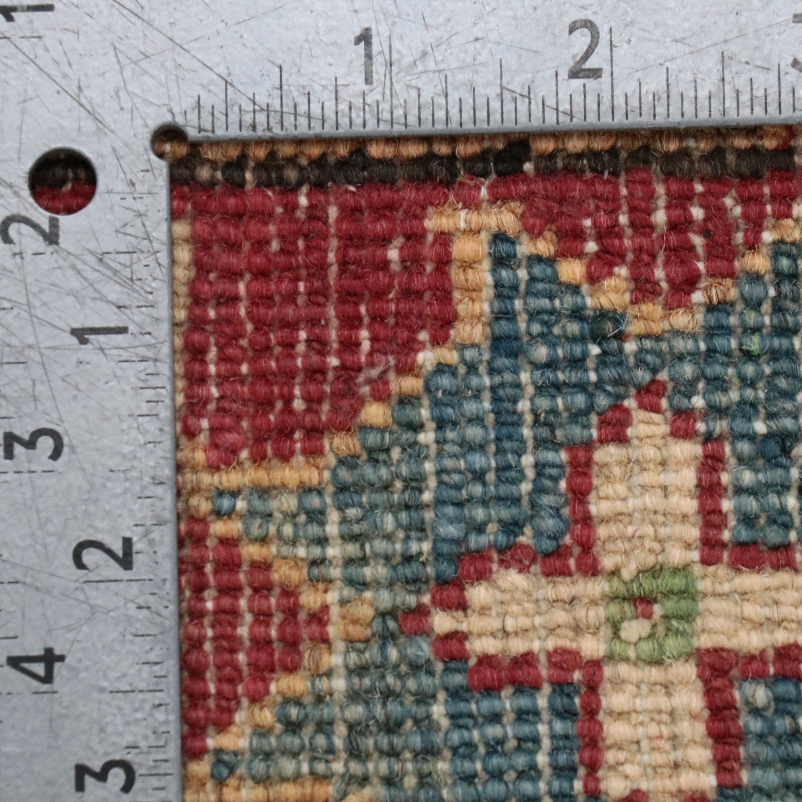 4' x 5'10 Hand-Knotted Pakistani Kazak Area Rug