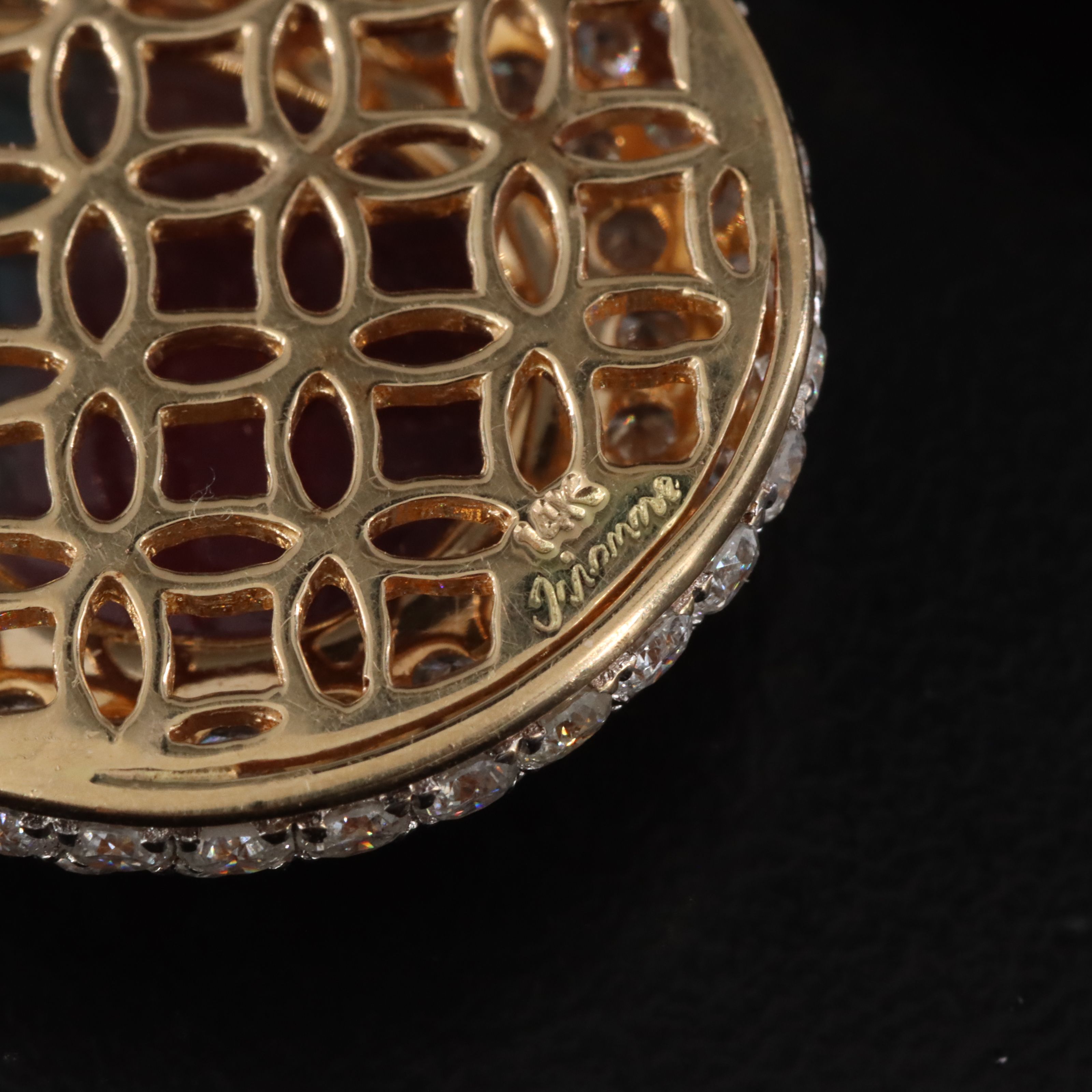 14K Brazillian Paraìba Tourmaline & Mica and Diamond Earrings with GIA Report