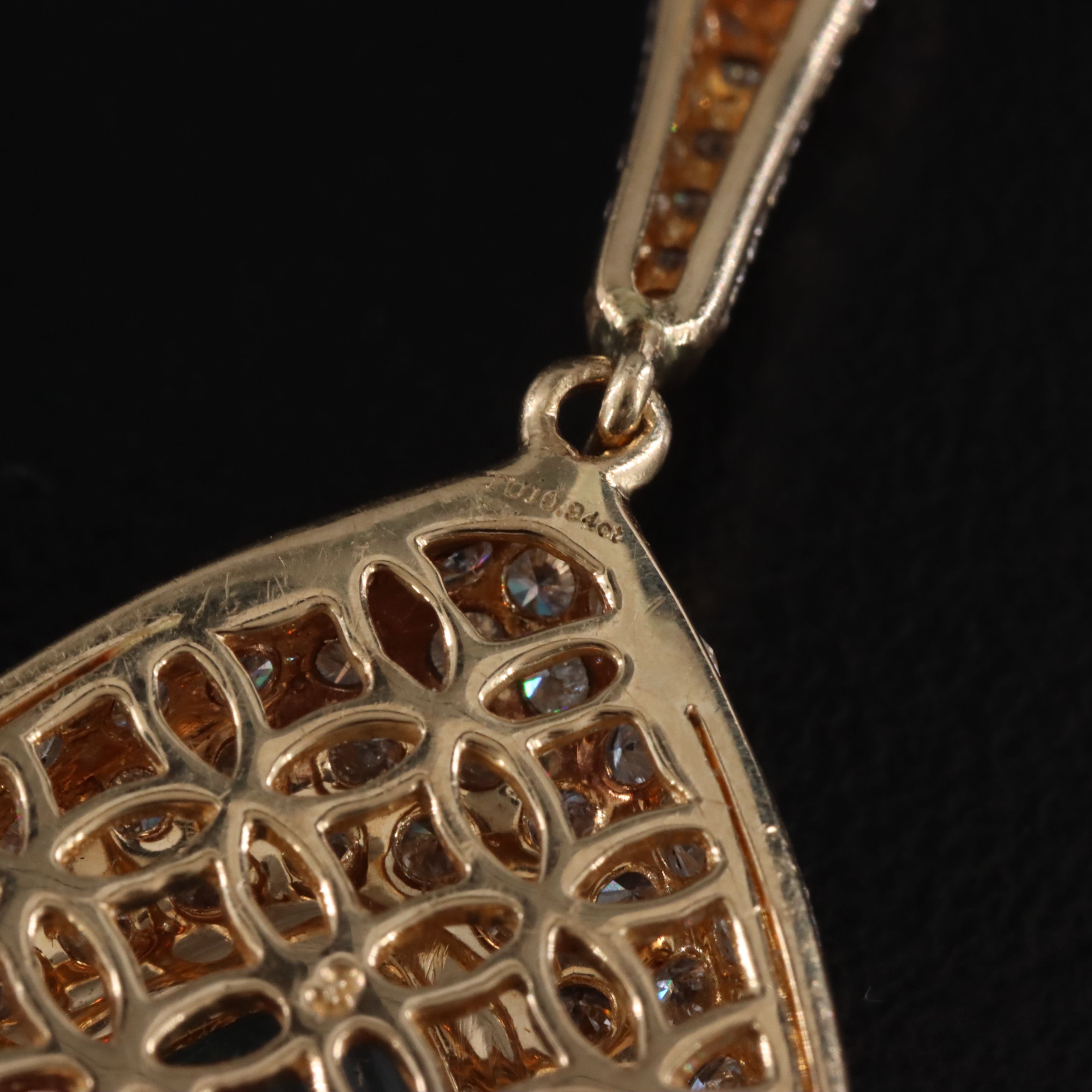 14K Brazillian Paraìba Tourmaline & Mica and Diamond Earrings with GIA Report