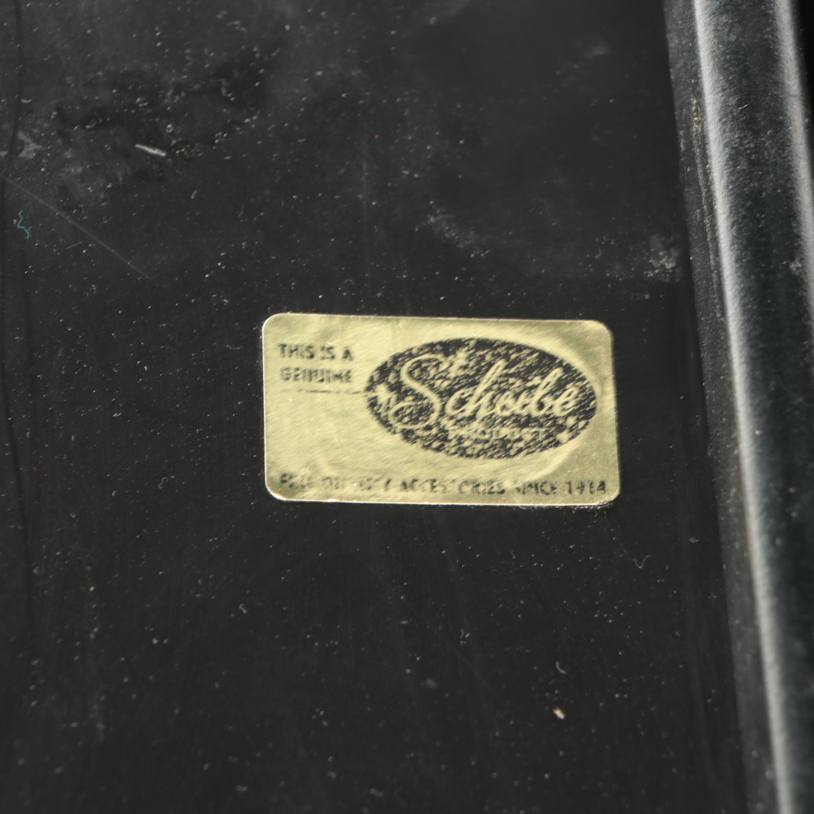 Scheibe Mid Century Modern Style Laminate Burl Wood Tray Table