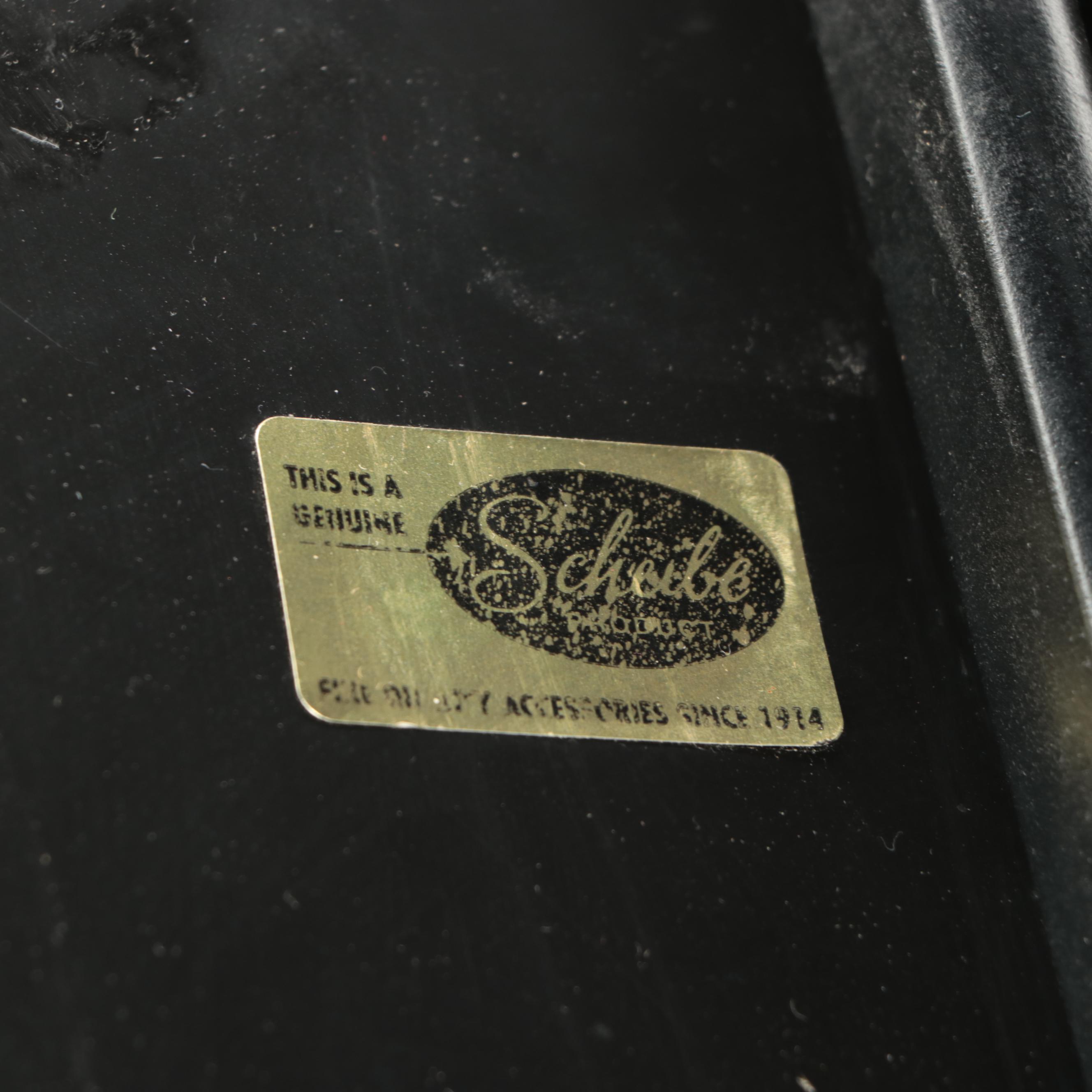 Scheibe Mid Century Modern Style Laminate Burl Wood Tray Table