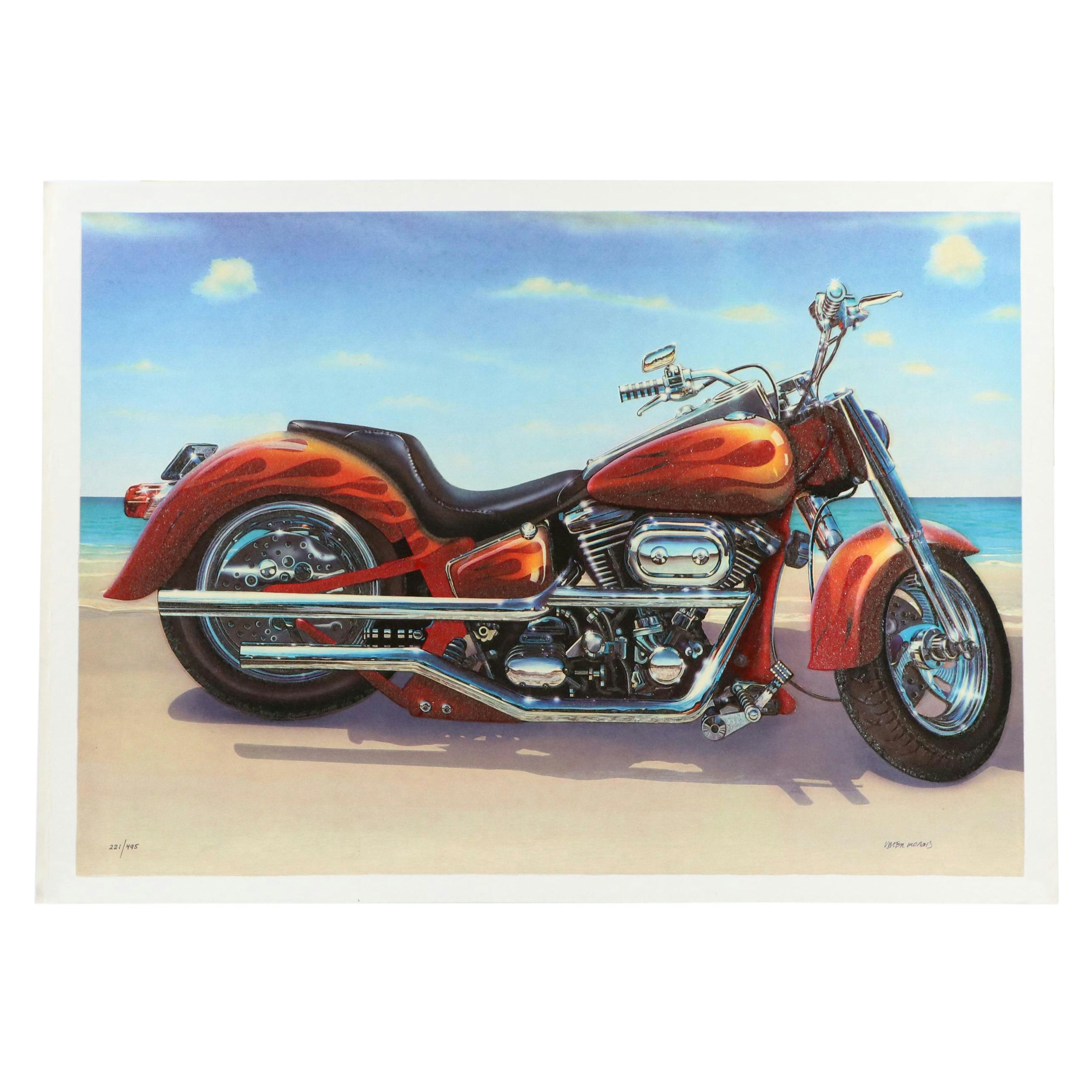 Valter Morais Embossed Digital Print "Cool Ride," 21st Century
