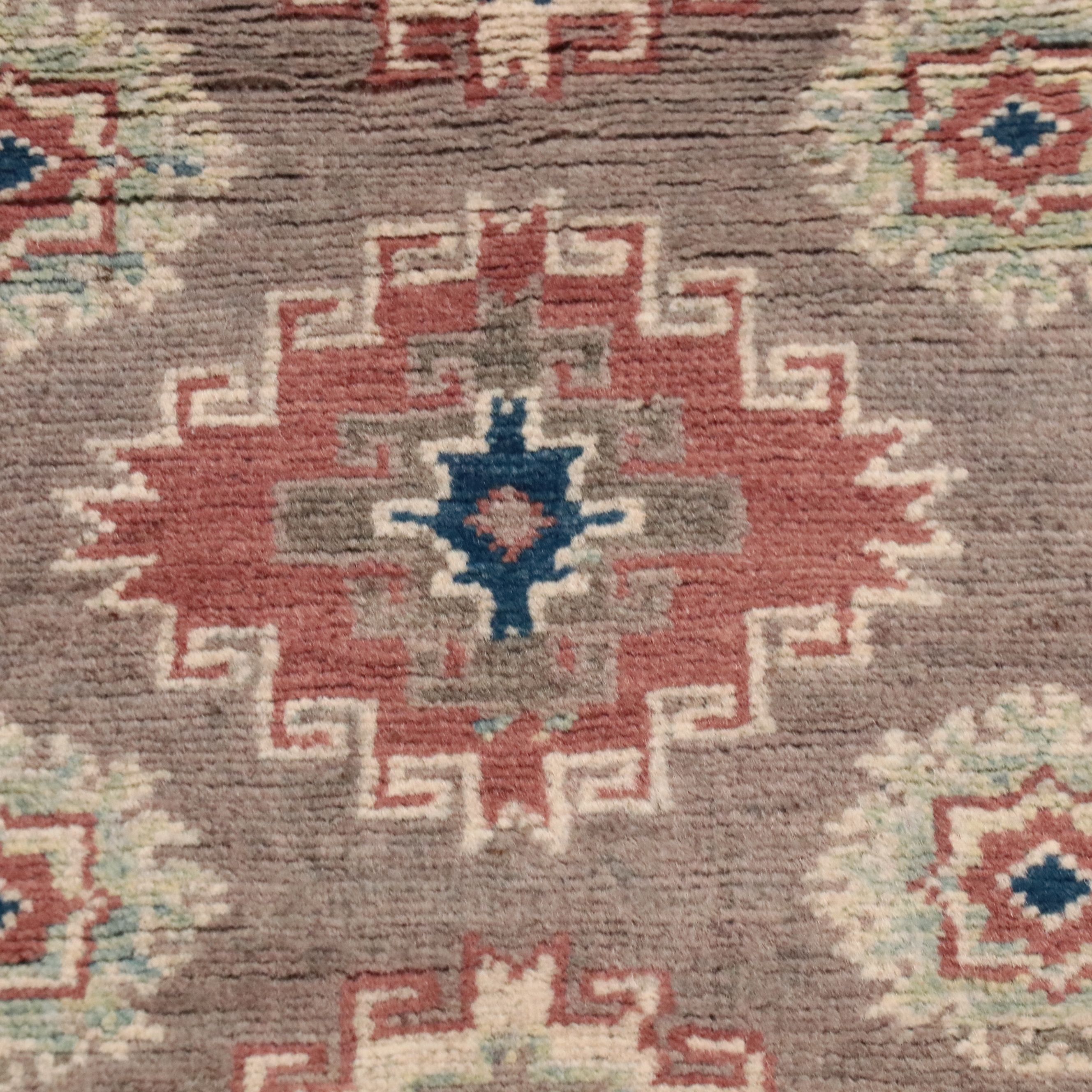 2'3 x 5'11 Hand-Knotted Pakistani Kazak Carpet Runner