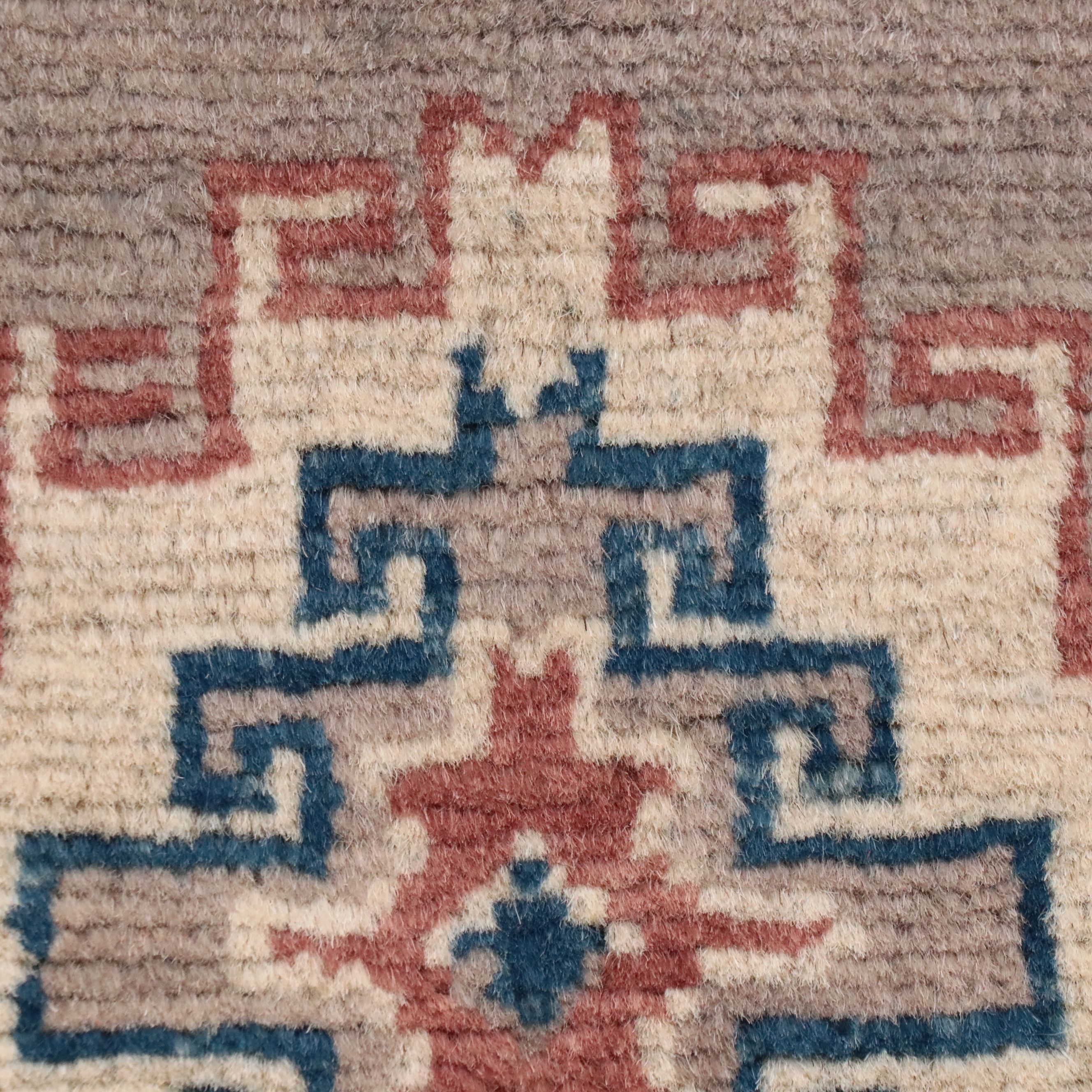 2'3 x 5'11 Hand-Knotted Pakistani Kazak Carpet Runner