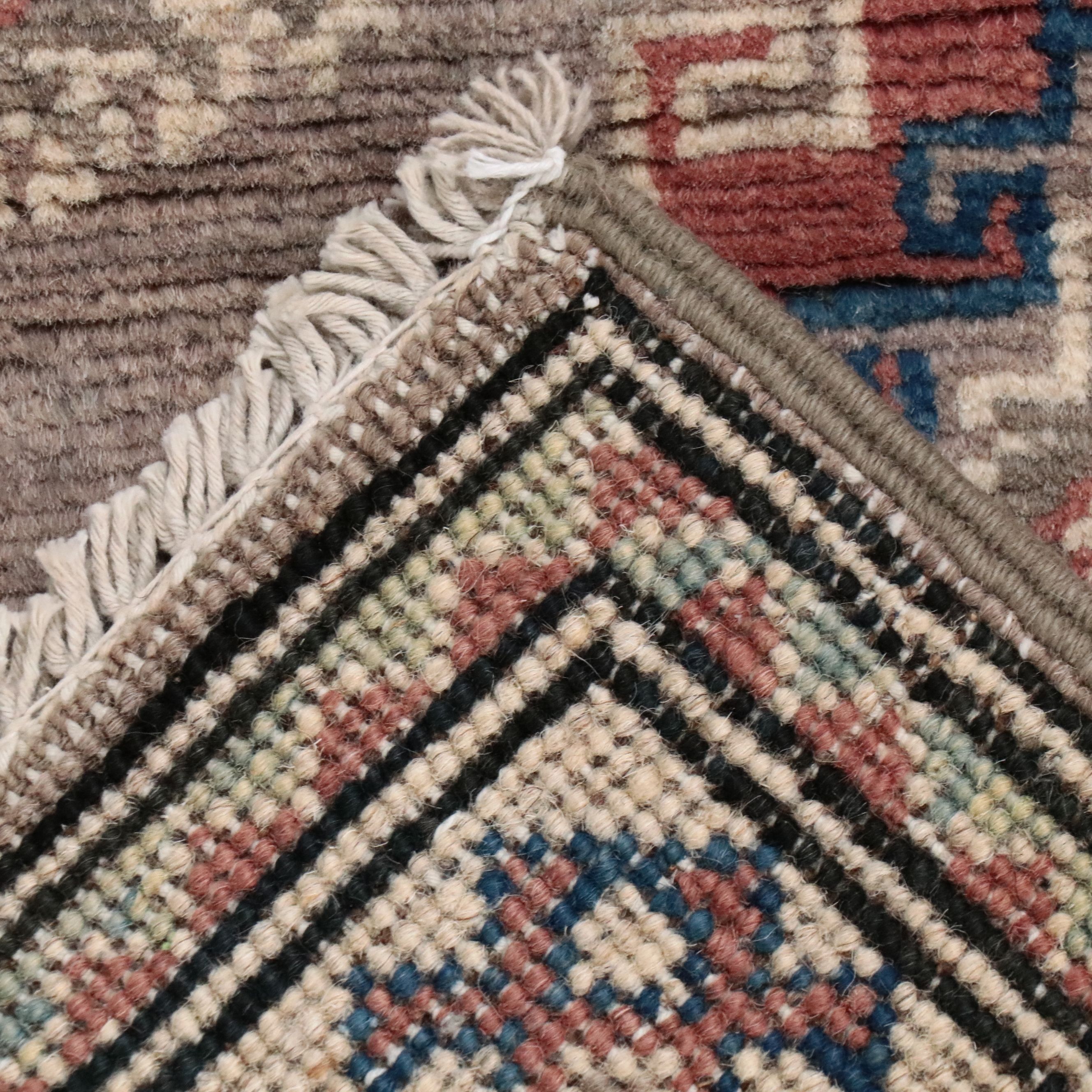 2'3 x 5'11 Hand-Knotted Pakistani Kazak Carpet Runner