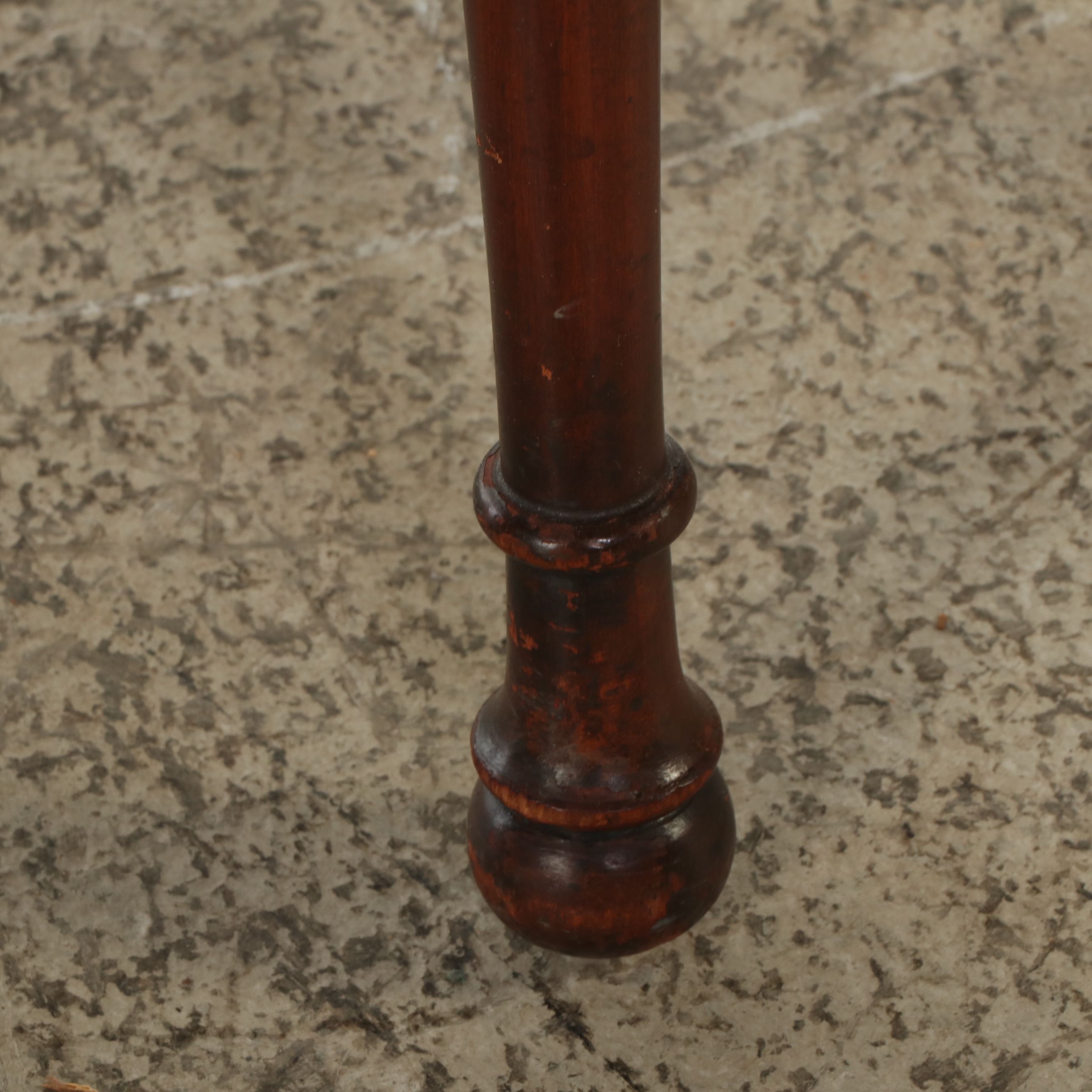 Arts & Crafts Style Carve Walnut Northwind Face Chair, Late 19th/Early 20th C.