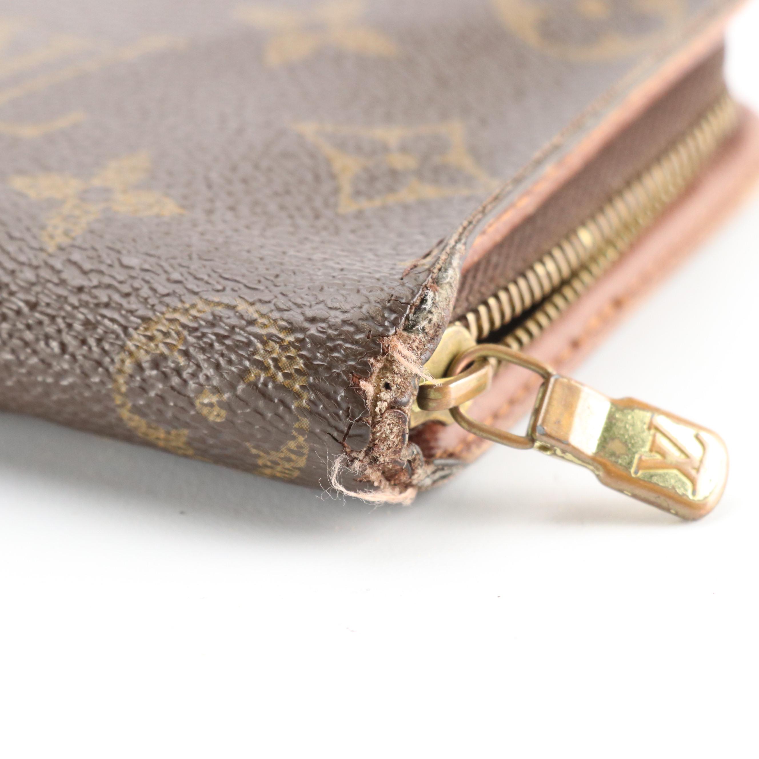 Louis Vuitton 4-Key Ring Case, Coin Pouch & Zip-Around Wallet in Monogram Canvas