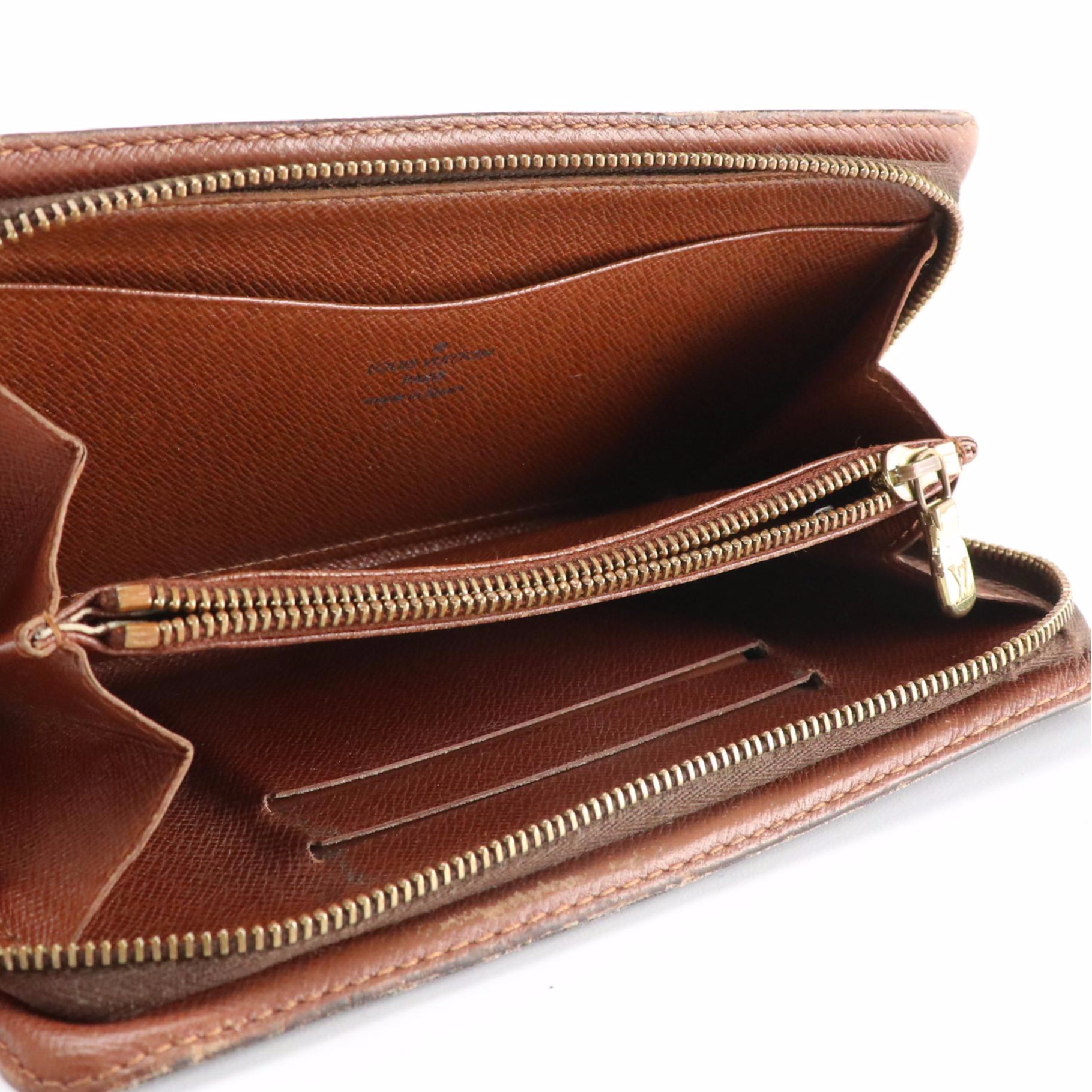 Louis Vuitton 4-Key Ring Case, Coin Pouch & Zip-Around Wallet in Monogram Canvas