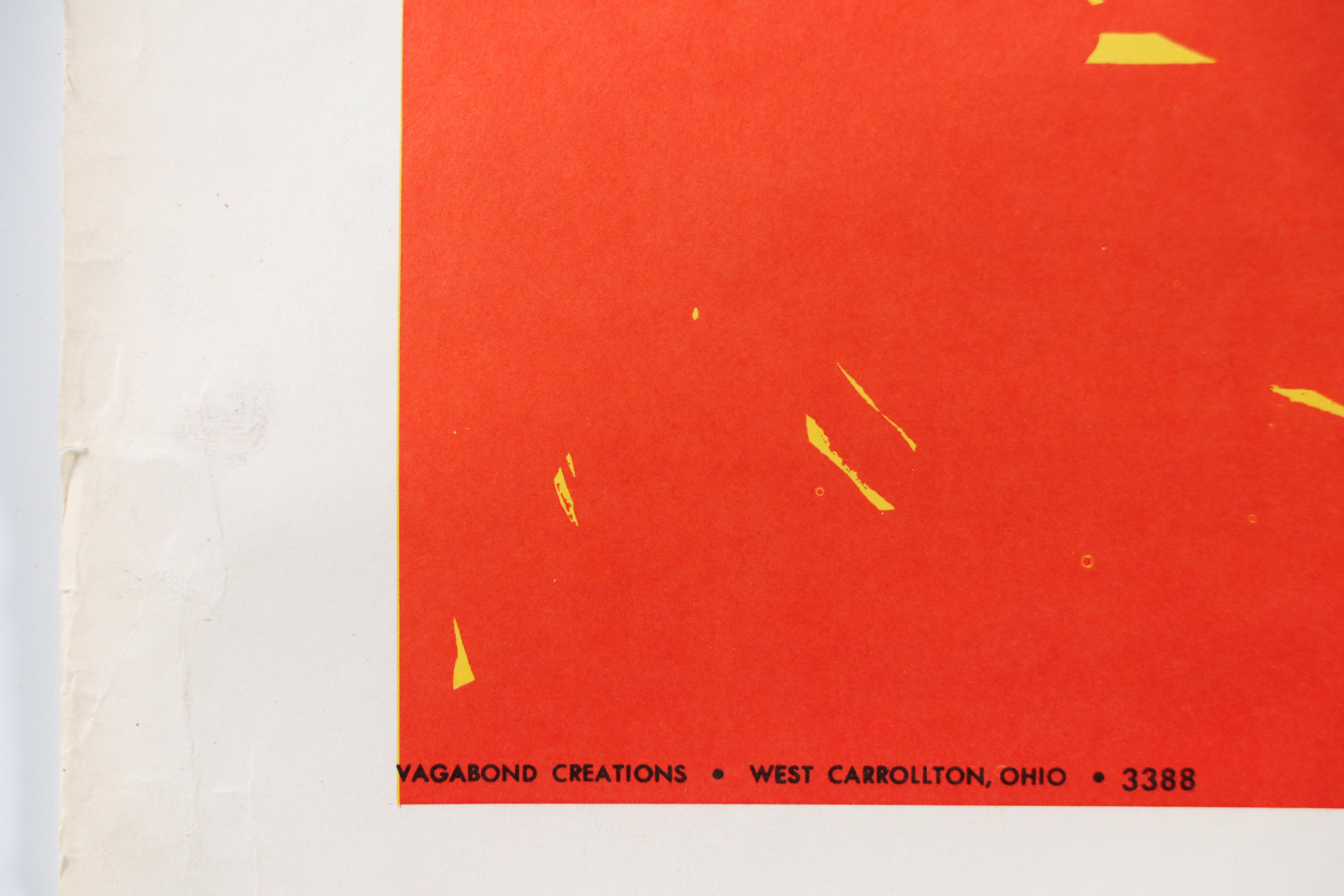 Color Lithograph After Reese James "Down the Draft," Late 20th Century