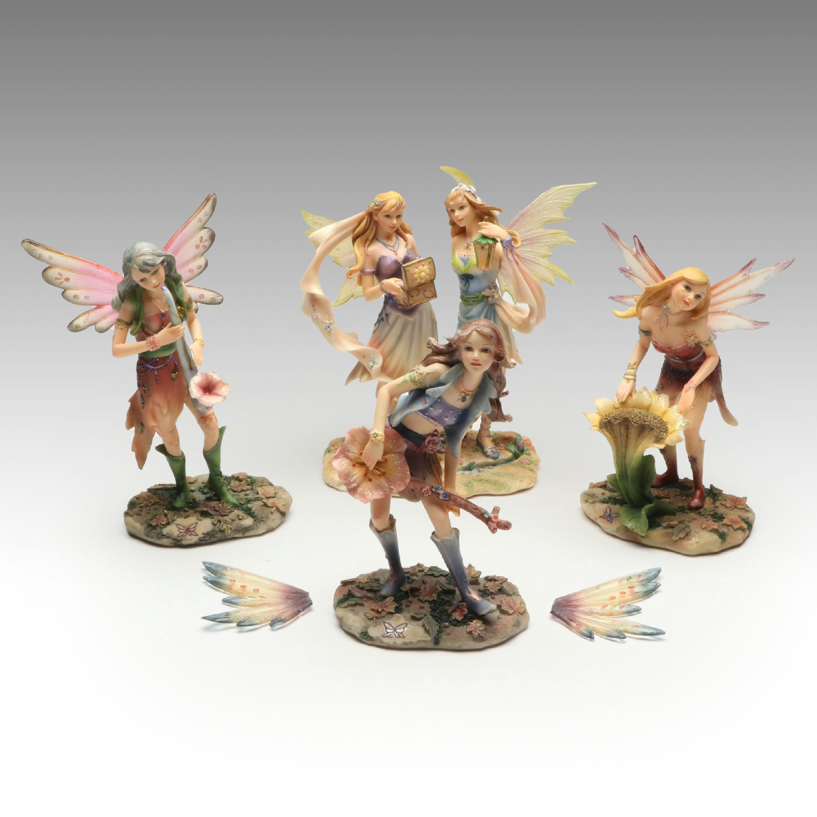 Munro Enterprises "Faerie Glen" Resin Fairies