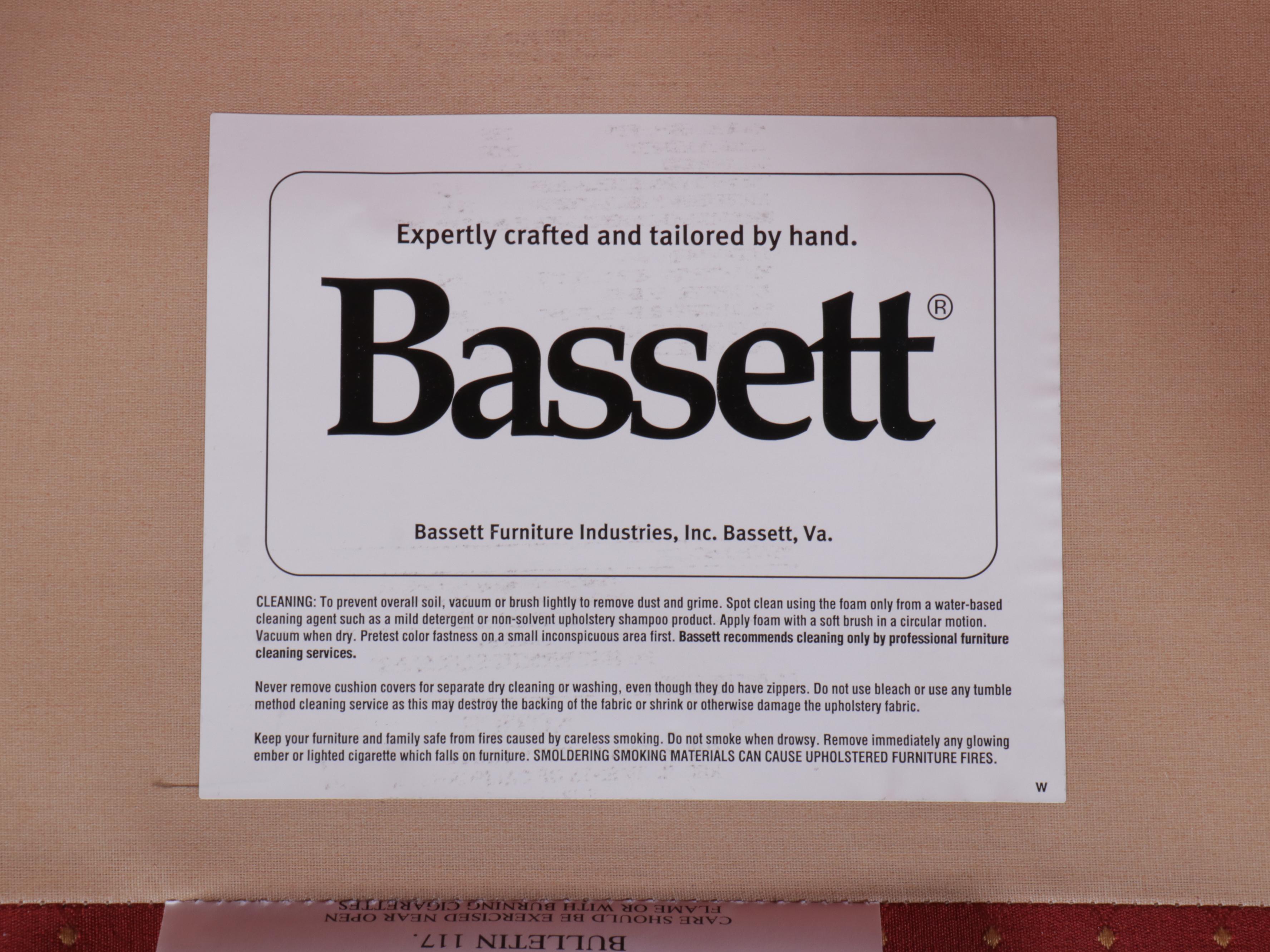 Bassett Fabric Upholstered Armchair