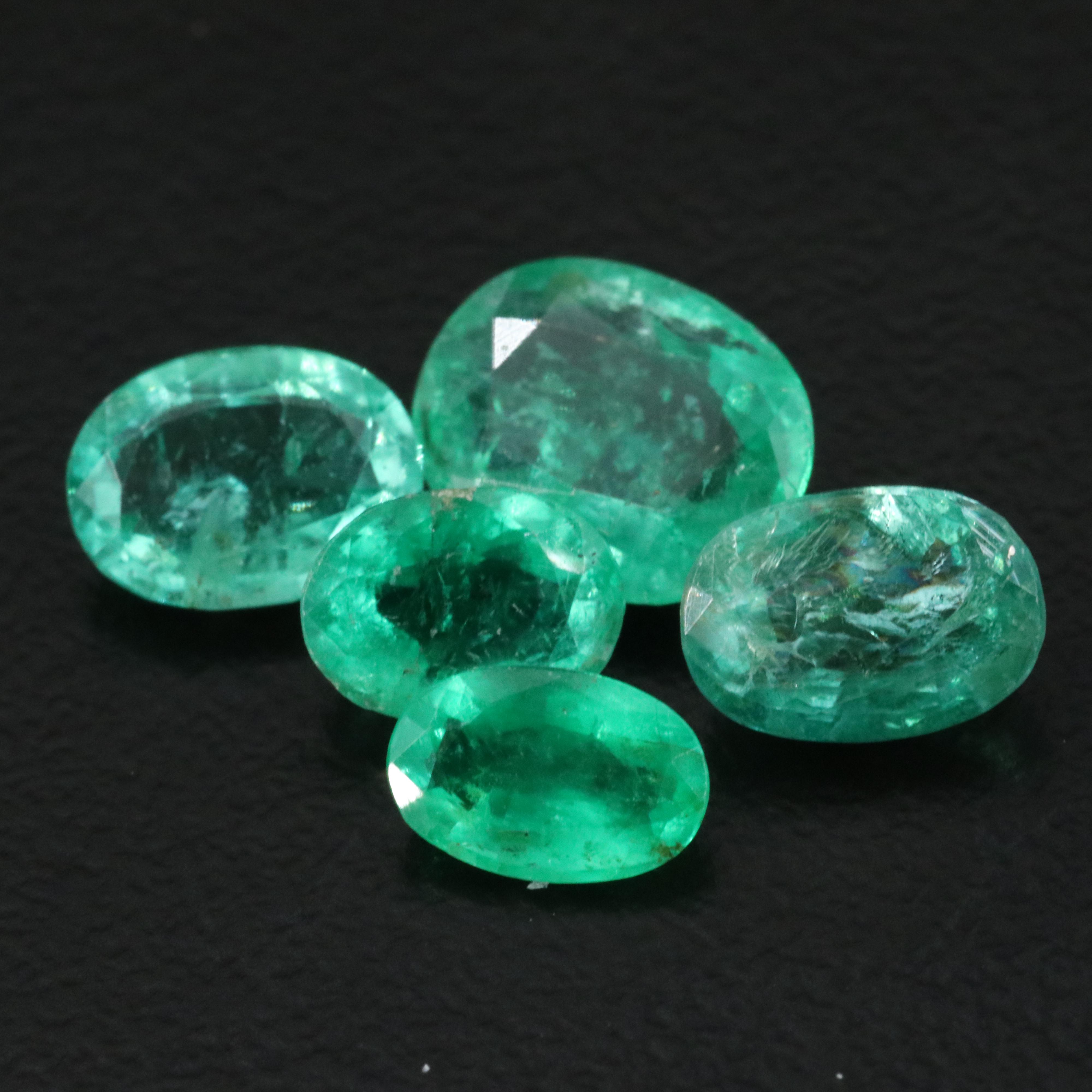 Loose 3.87 CTW Emerald Lot