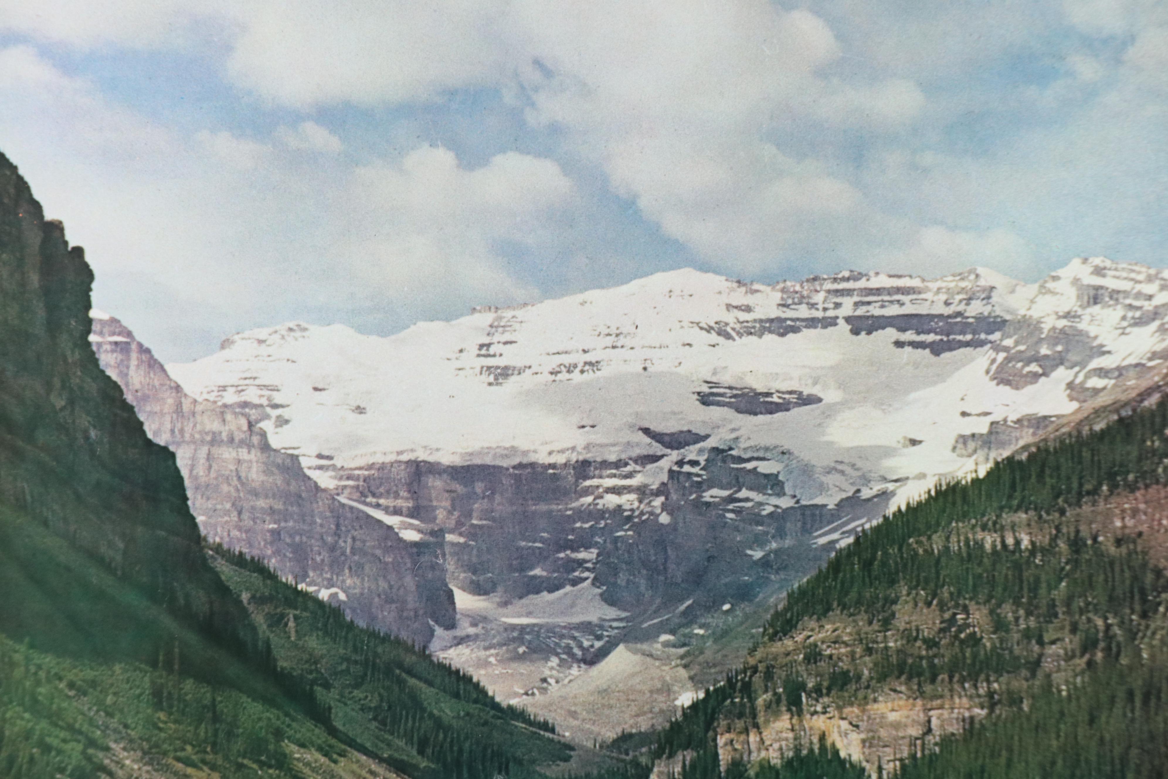 Mountain Landscape Offset Lithograph "Canada," Late 20th Century
