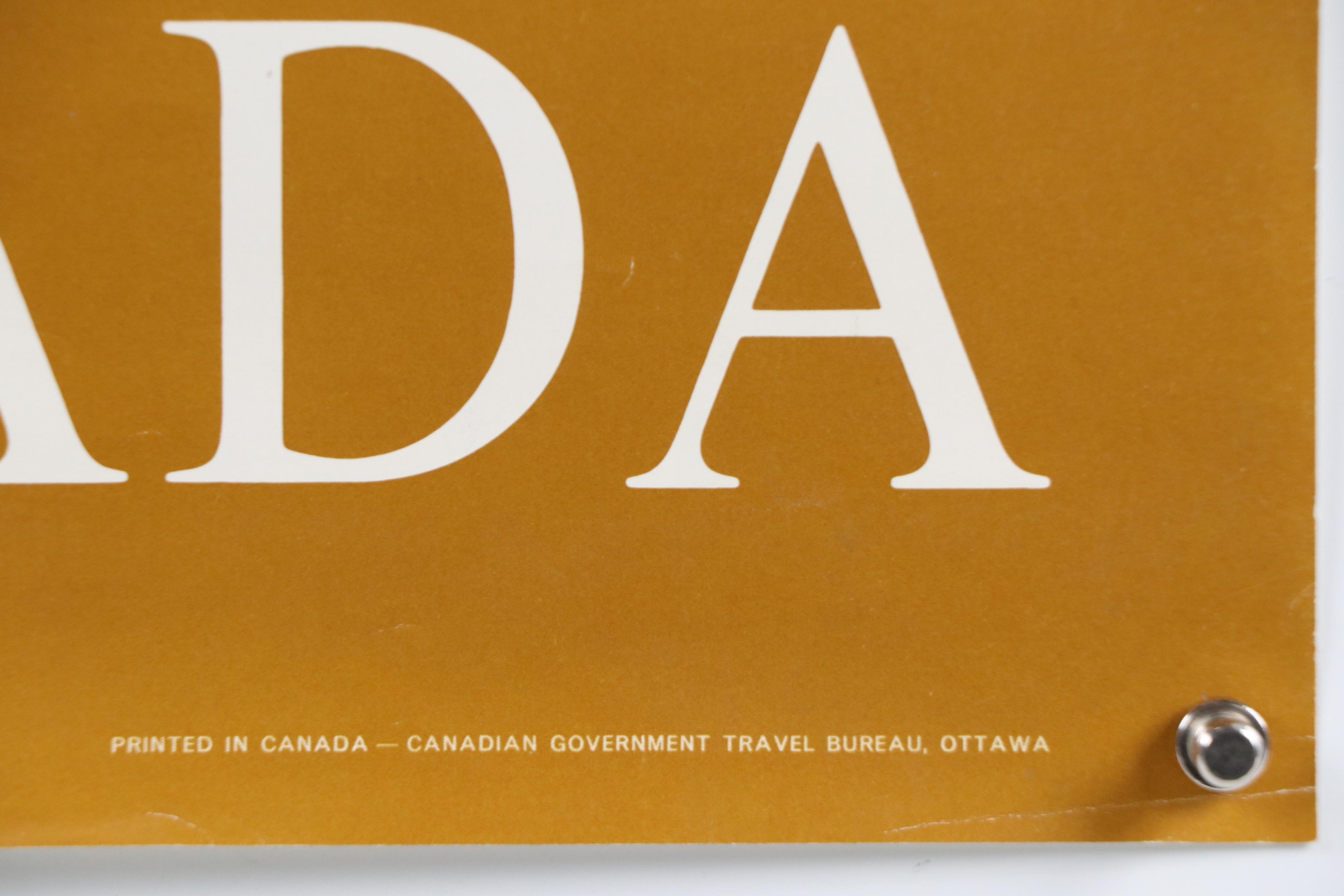 Mountain Landscape Offset Lithograph "Canada," Late 20th Century