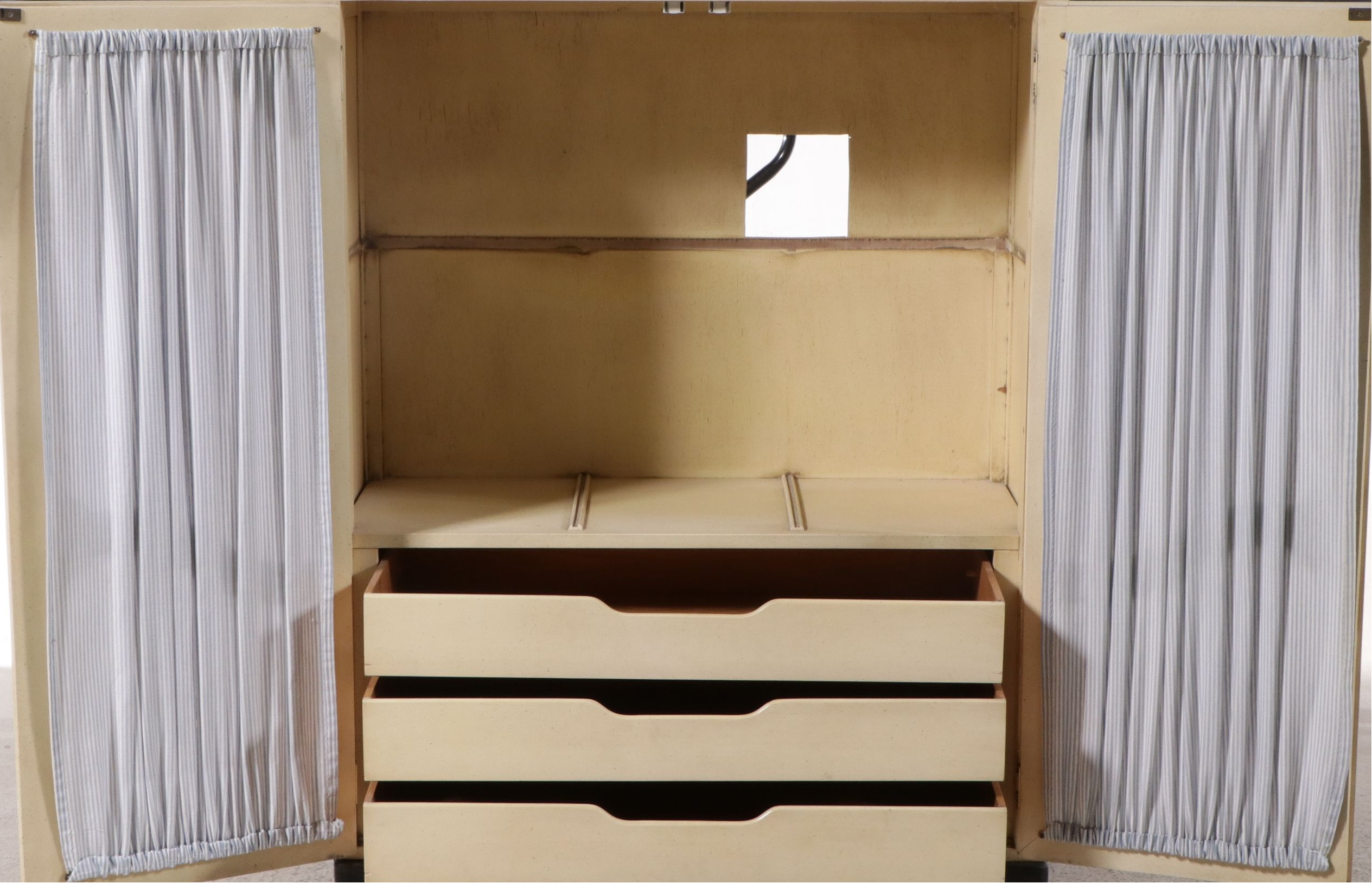 Milling Road Furniture French Provincial Style Painted Armoire