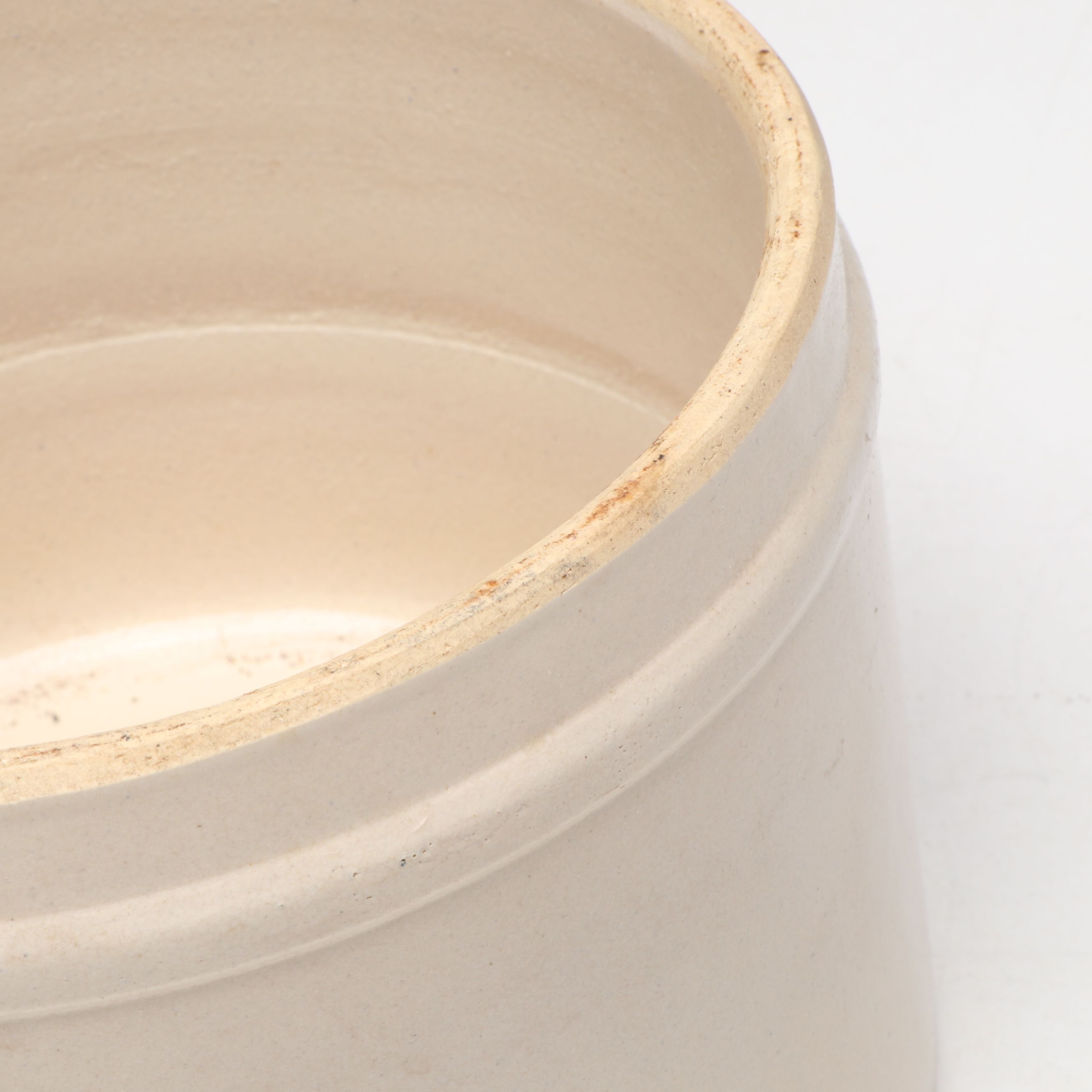 Stoneware Advertising Sealtest Cottage Cheese and Wax Seal Crocks with Bowls