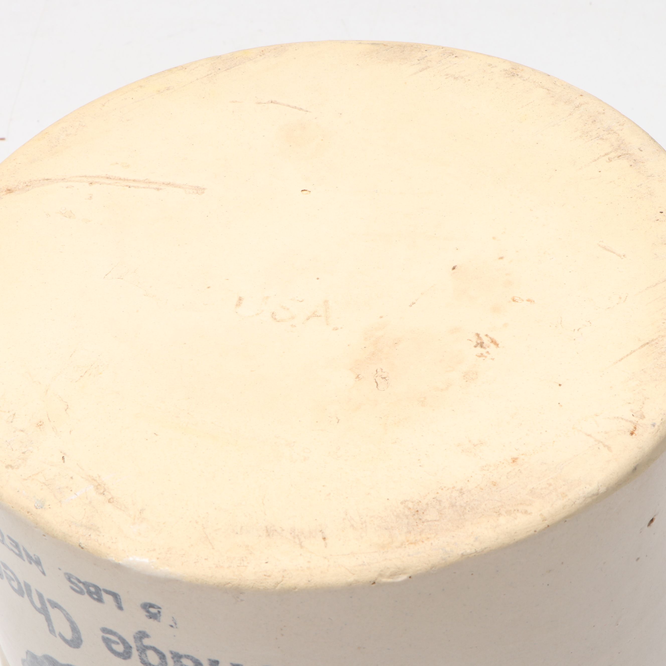 Stoneware Advertising Sealtest Cottage Cheese and Wax Seal Crocks with Bowls