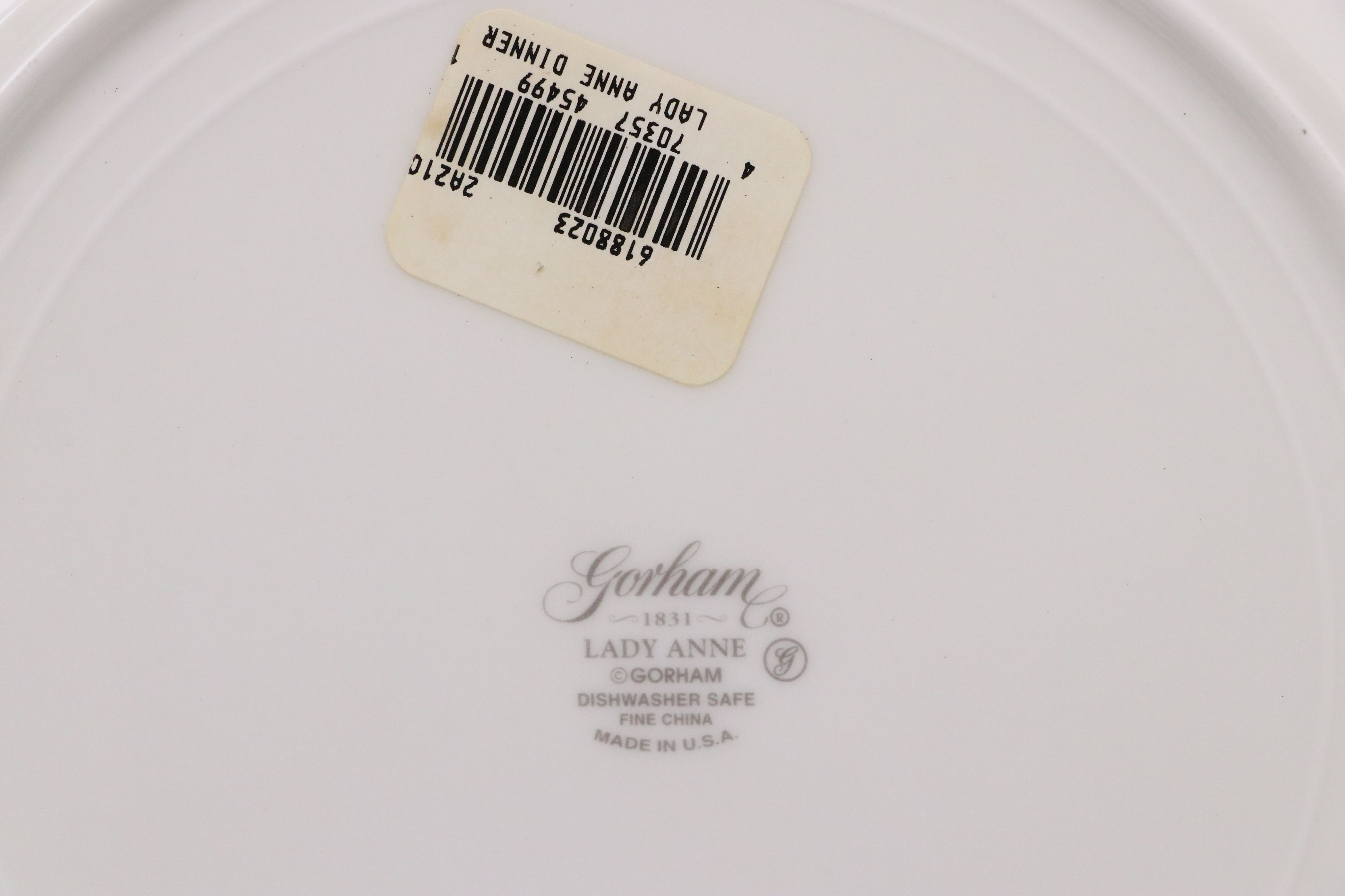 Gorham "Lady Anne" Ceramic Dinnerware