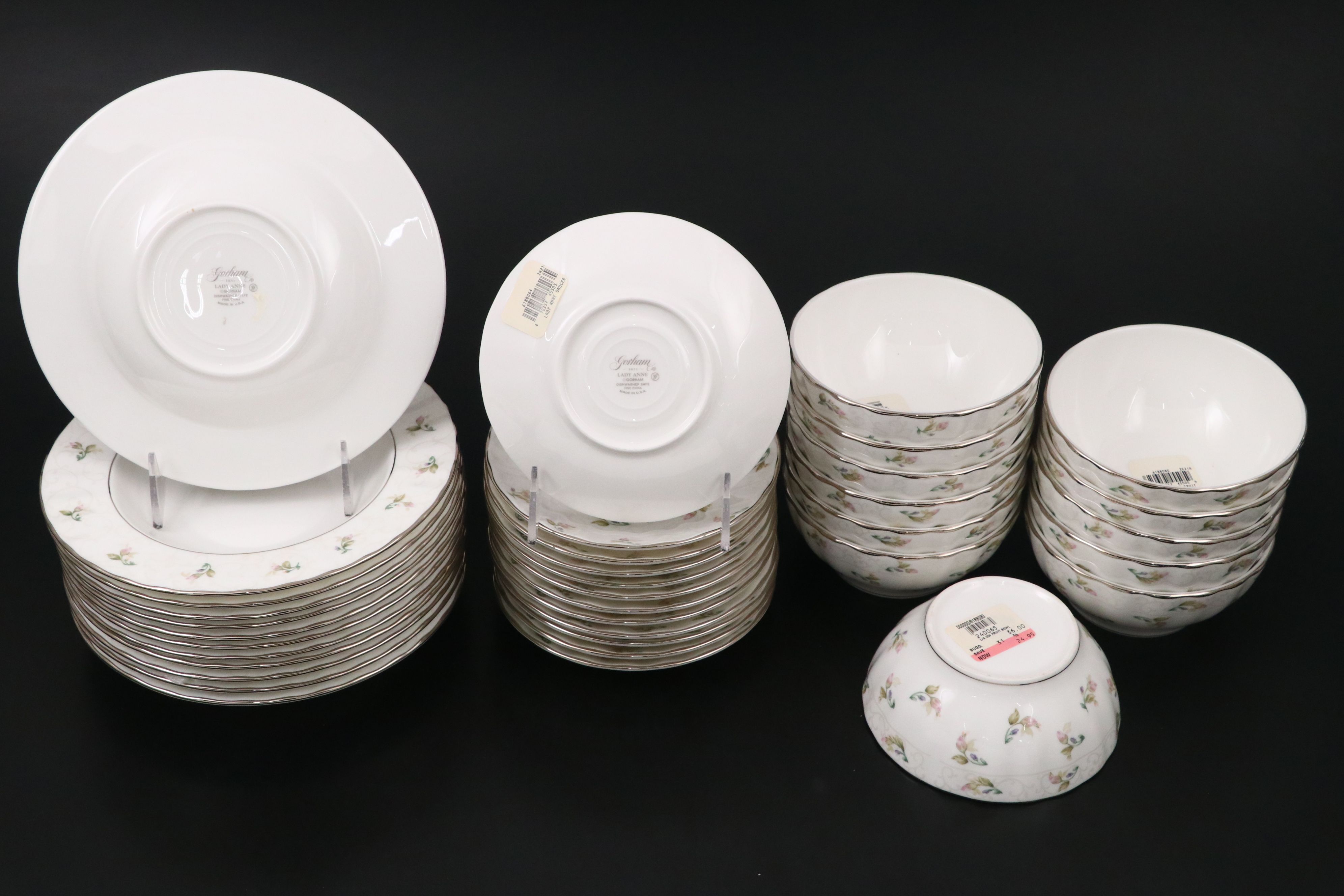 Gorham "Lady Anne" Ceramic Dinnerware