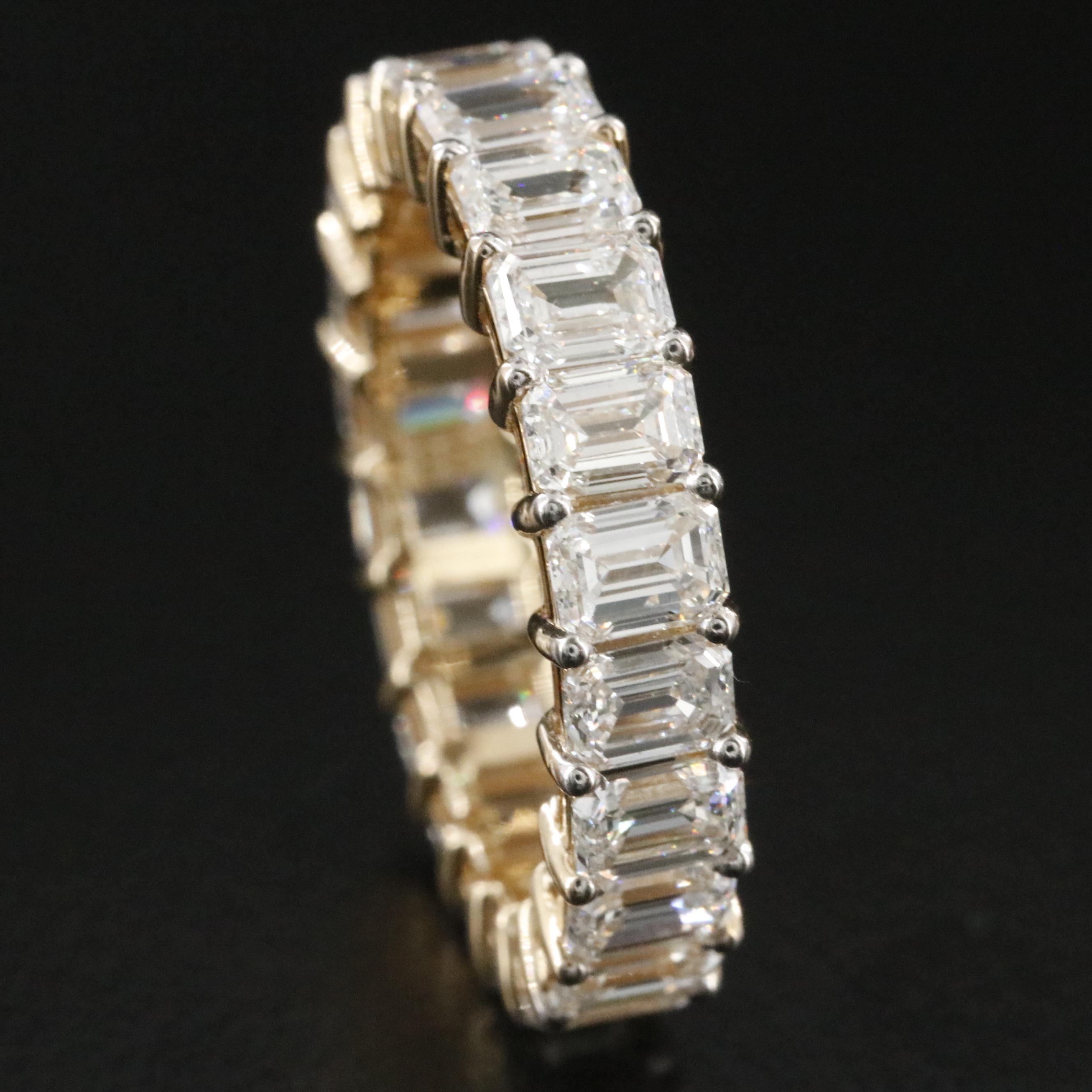 14K 5.30 CTW Lab Grown Diamond Eternity Band