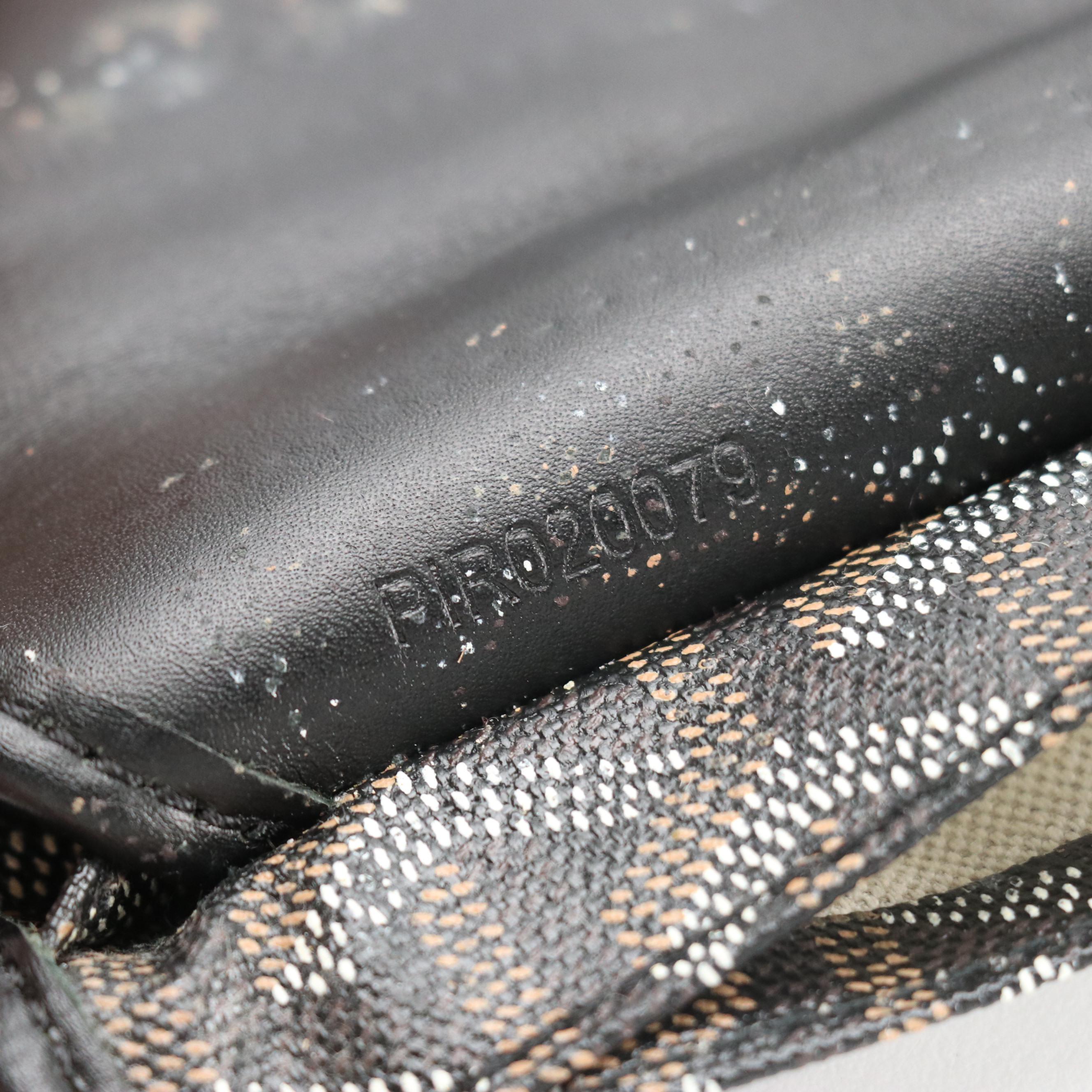 Goyard Saint Louis GM Tote in Black Goyardine Canvas