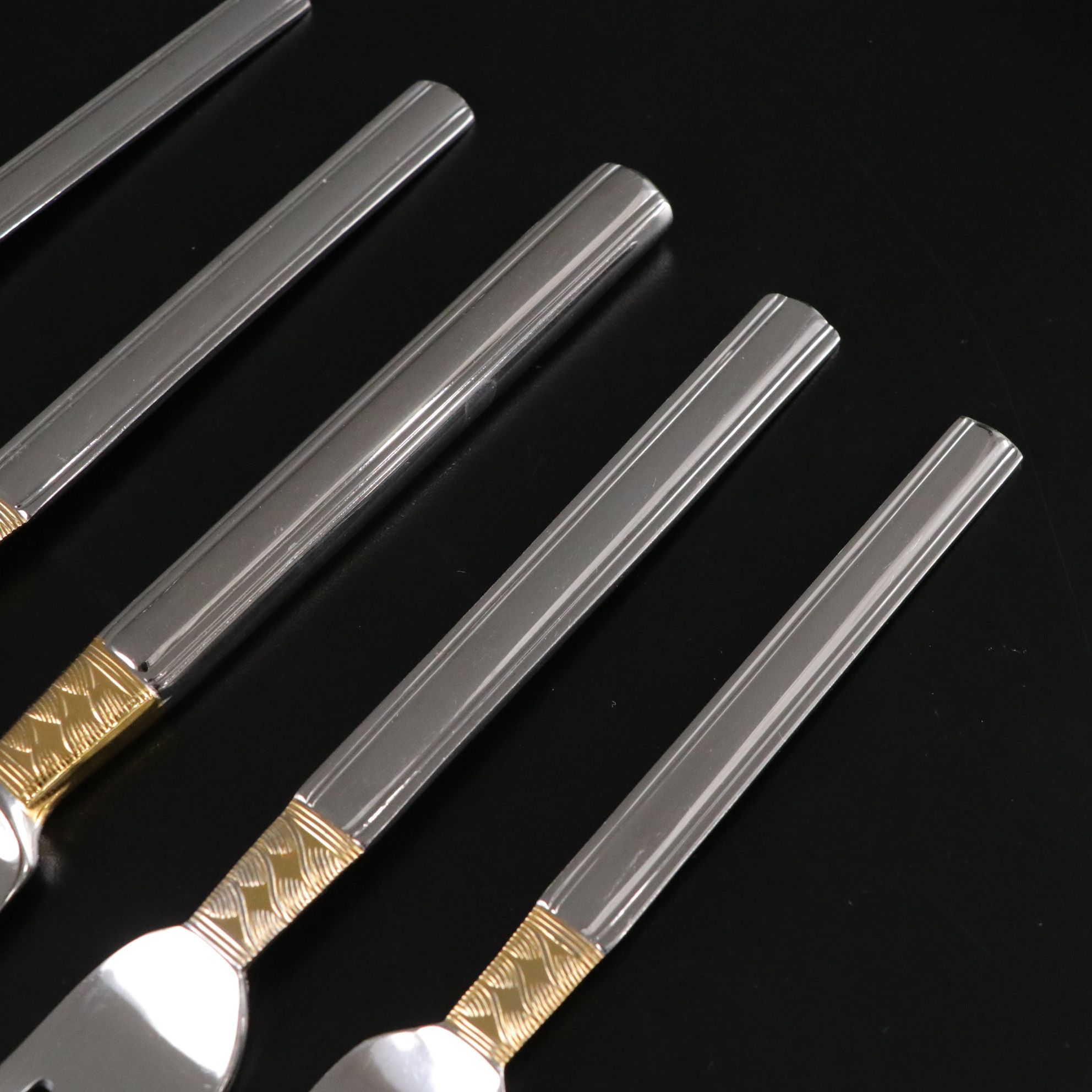 Pfaltzgraff "Golden Crossroads" Stainless Steel Flatware