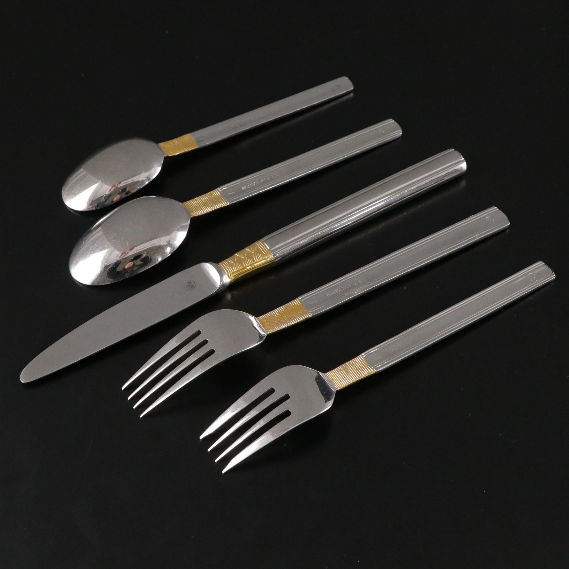 Pfaltzgraff "Golden Crossroads" Stainless Steel Flatware