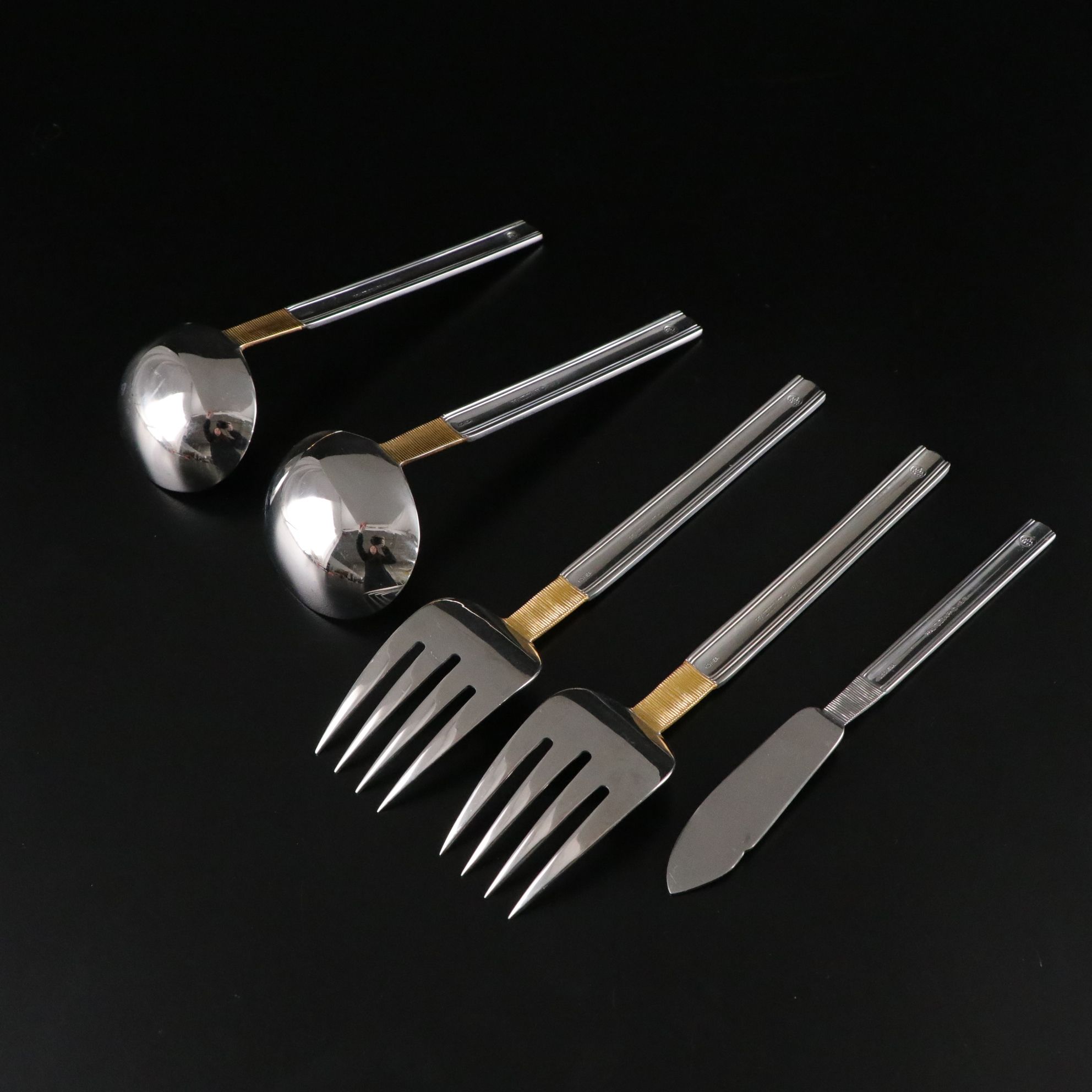 Pfaltzgraff "Golden Crossroads" Stainless Steel Flatware
