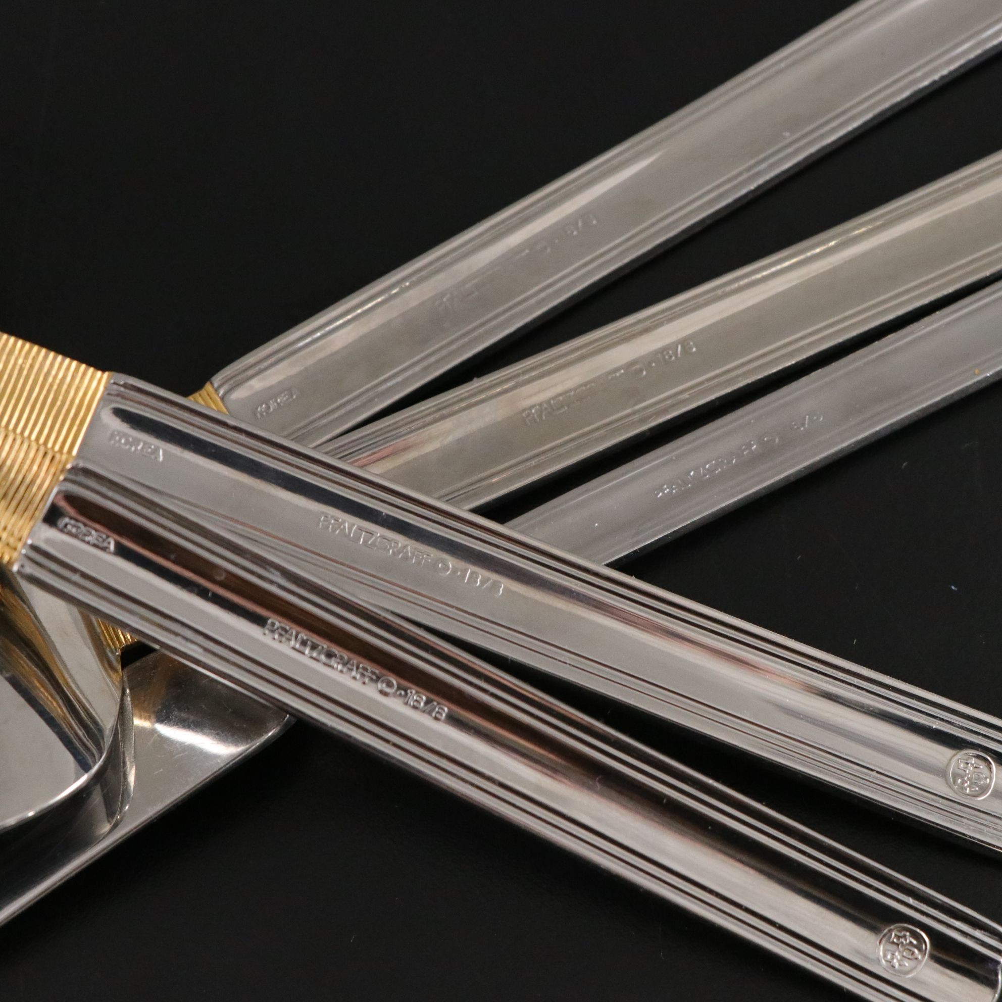 Pfaltzgraff "Golden Crossroads" Stainless Steel Flatware