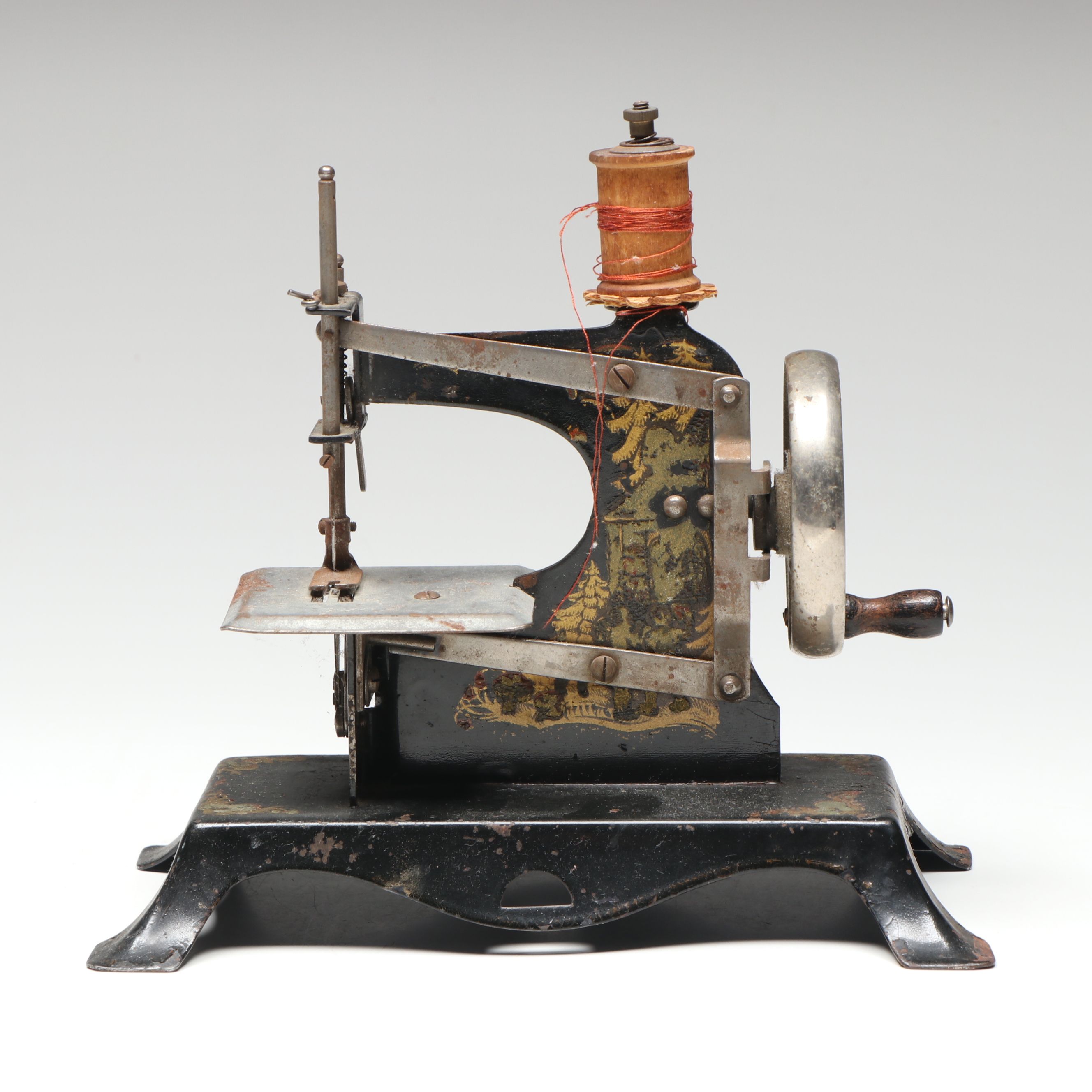 Antique Crank Handle Miniature Sewing Machine