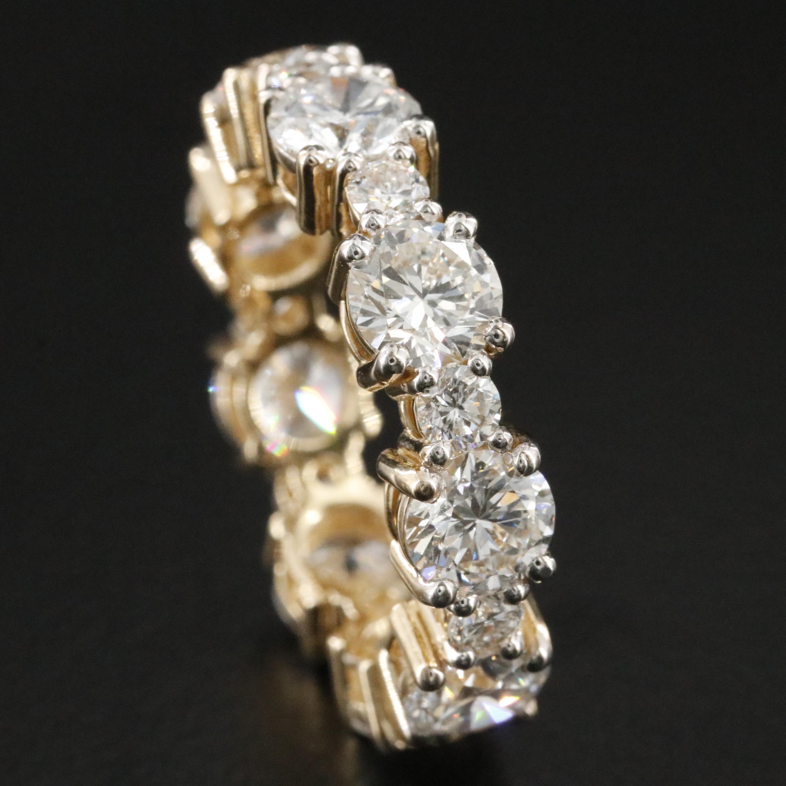 14K 6.01 CTW Lab Grown Diamond Eternity Band