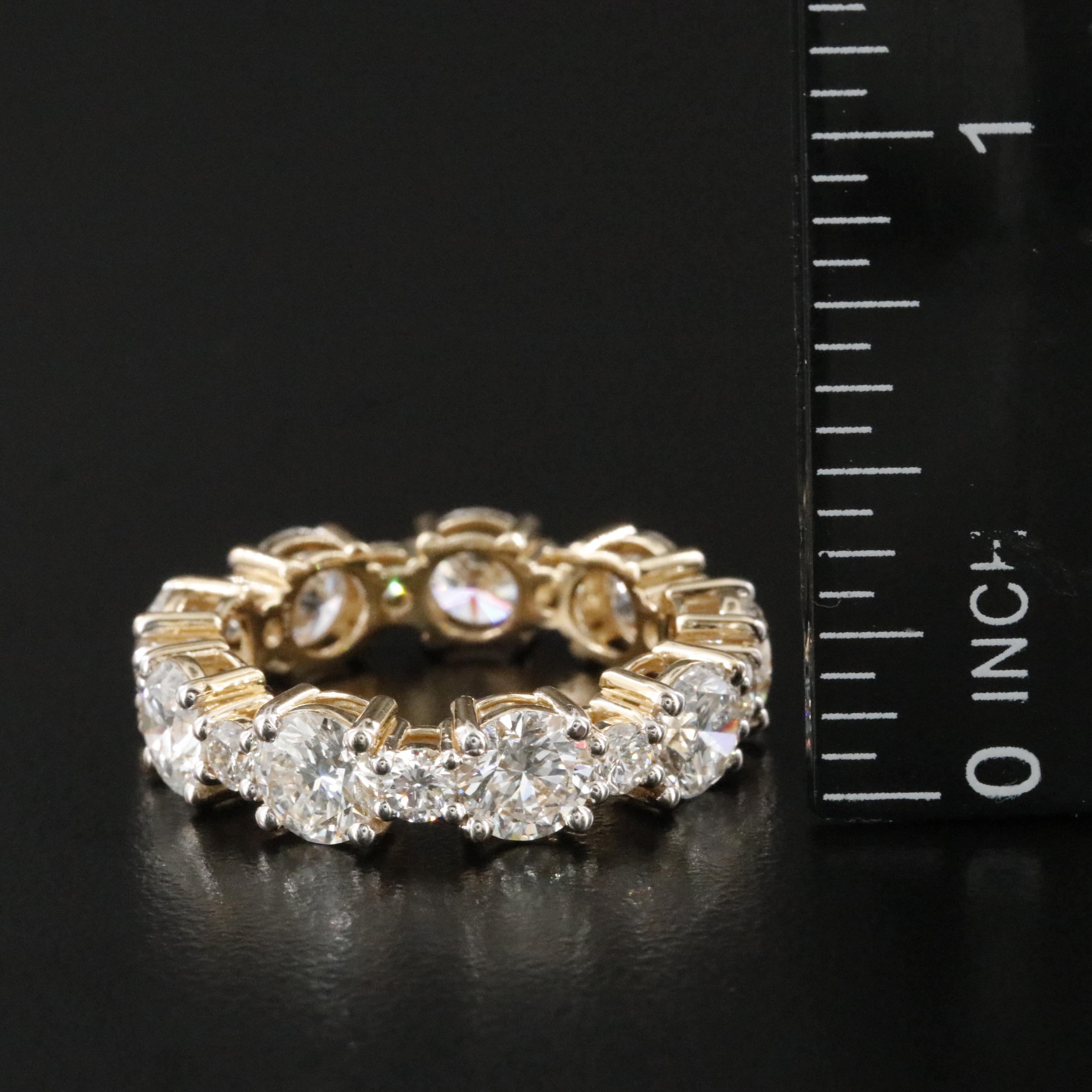 14K 6.01 CTW Lab Grown Diamond Eternity Band