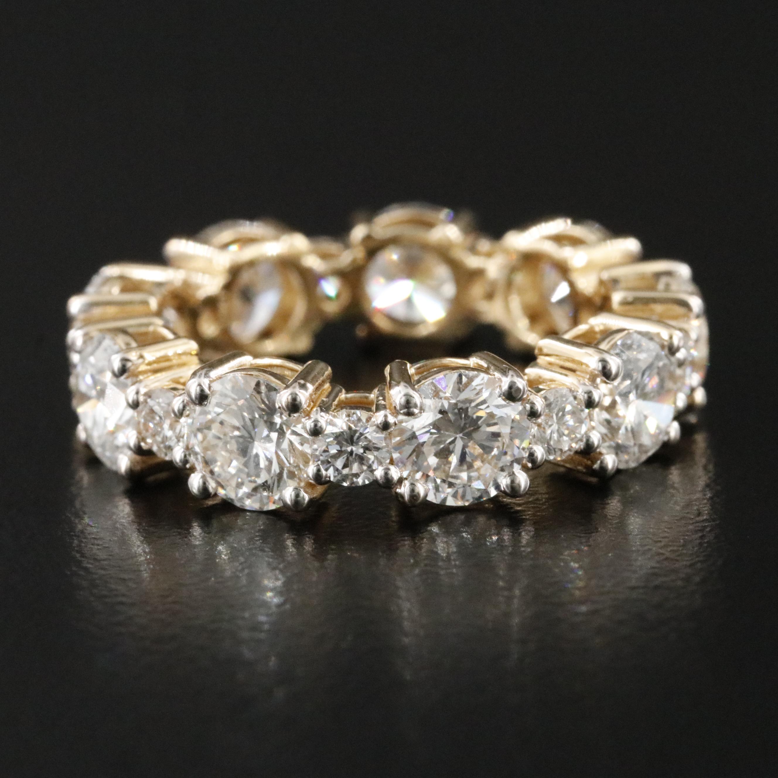 14K 6.01 CTW Lab Grown Diamond Eternity Band