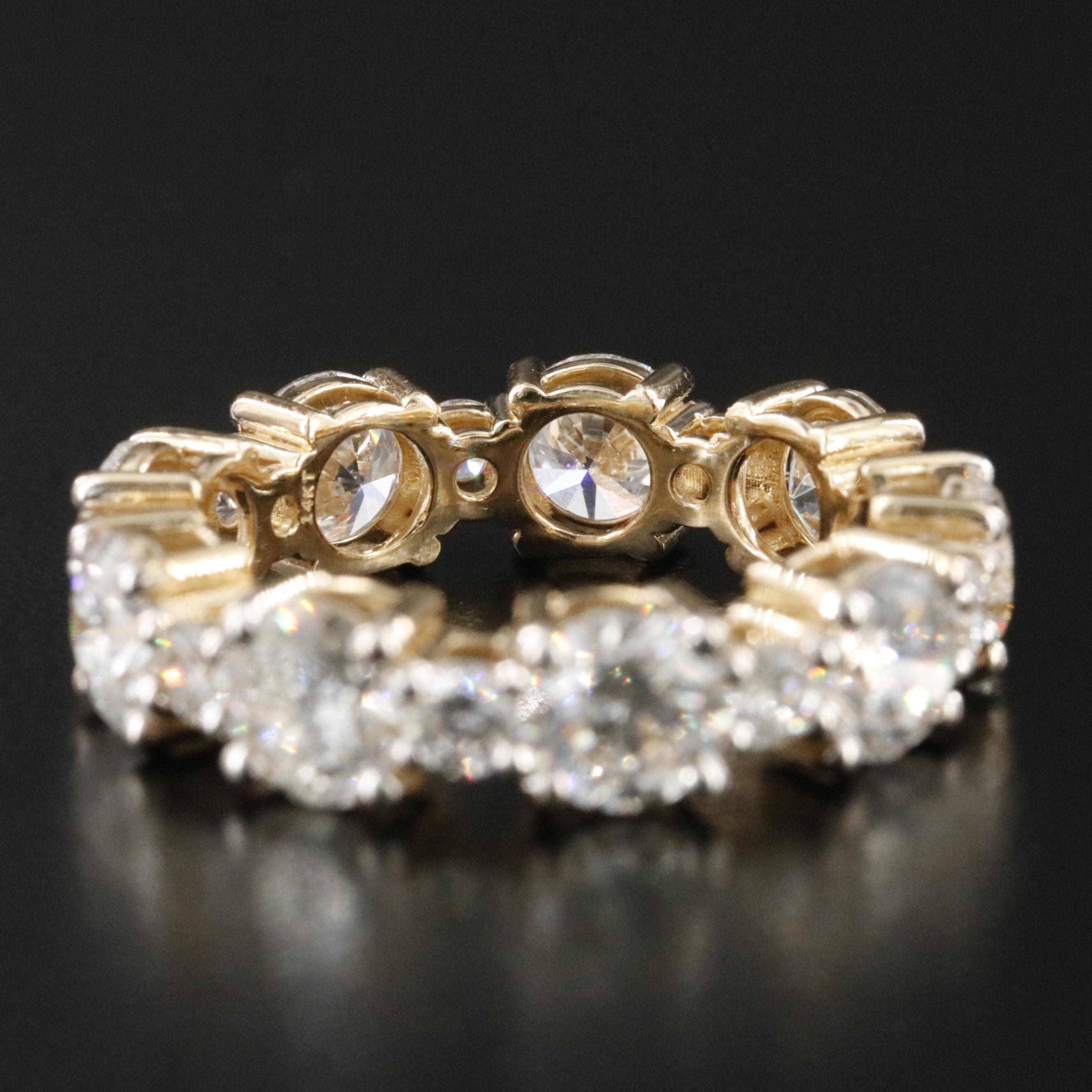 14K 6.01 CTW Lab Grown Diamond Eternity Band