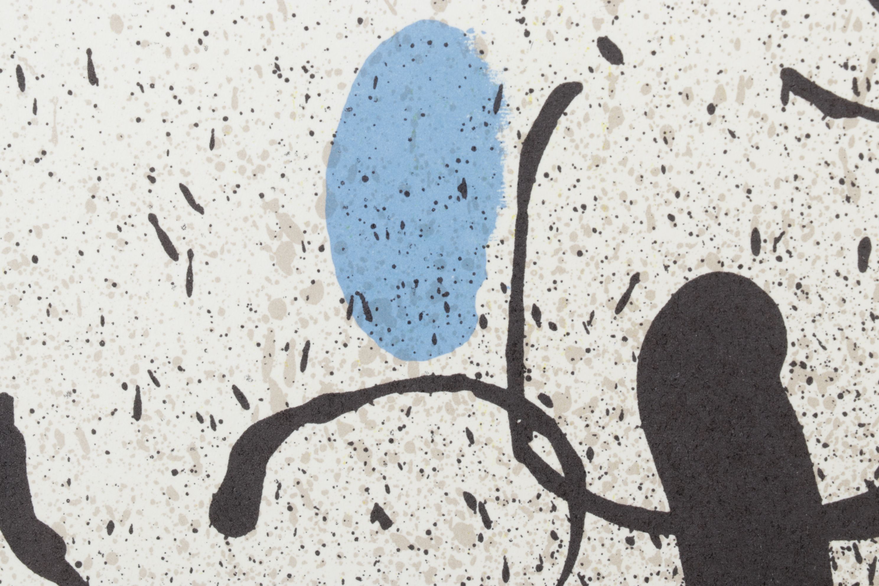 Joan Miró Color Lithograph for "Derrière le Miroir," 1971