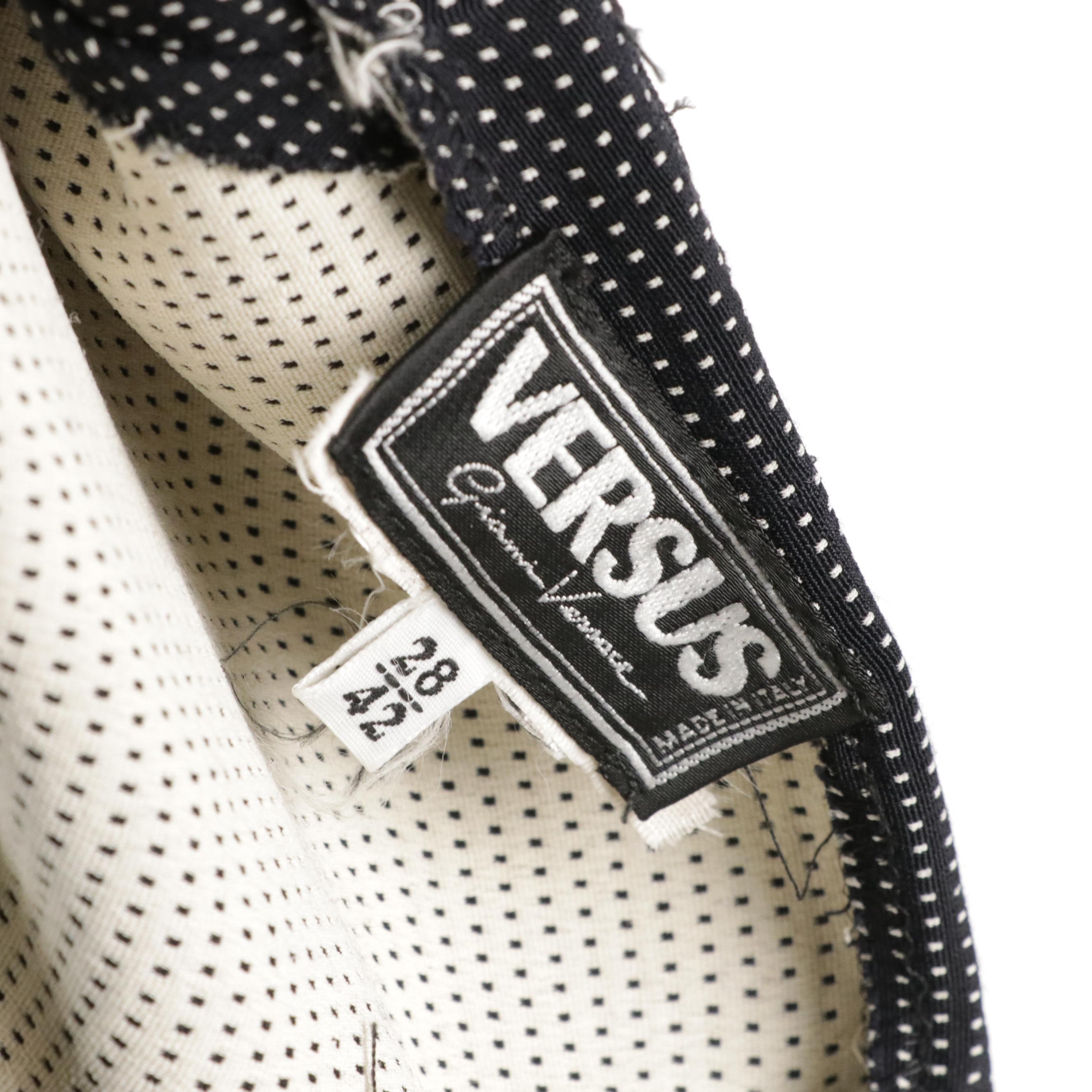 Versus Gianni Versace High Waist Jersey Stretch Knit Pant