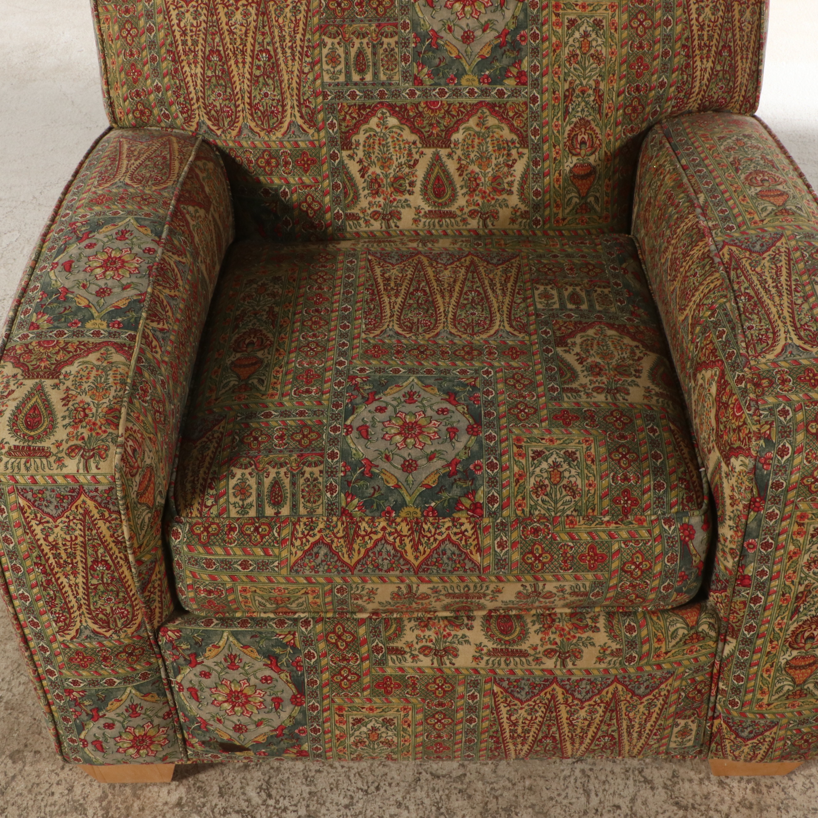 Rowe Furniture Lounge Chair and Ottoman