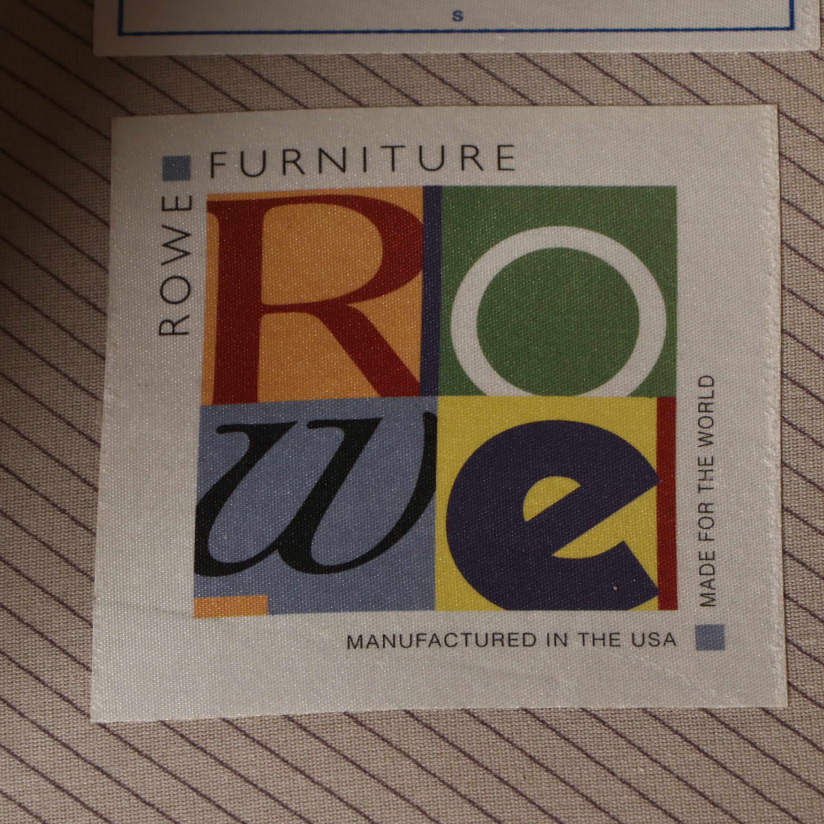 Rowe Furniture Lounge Chair and Ottoman