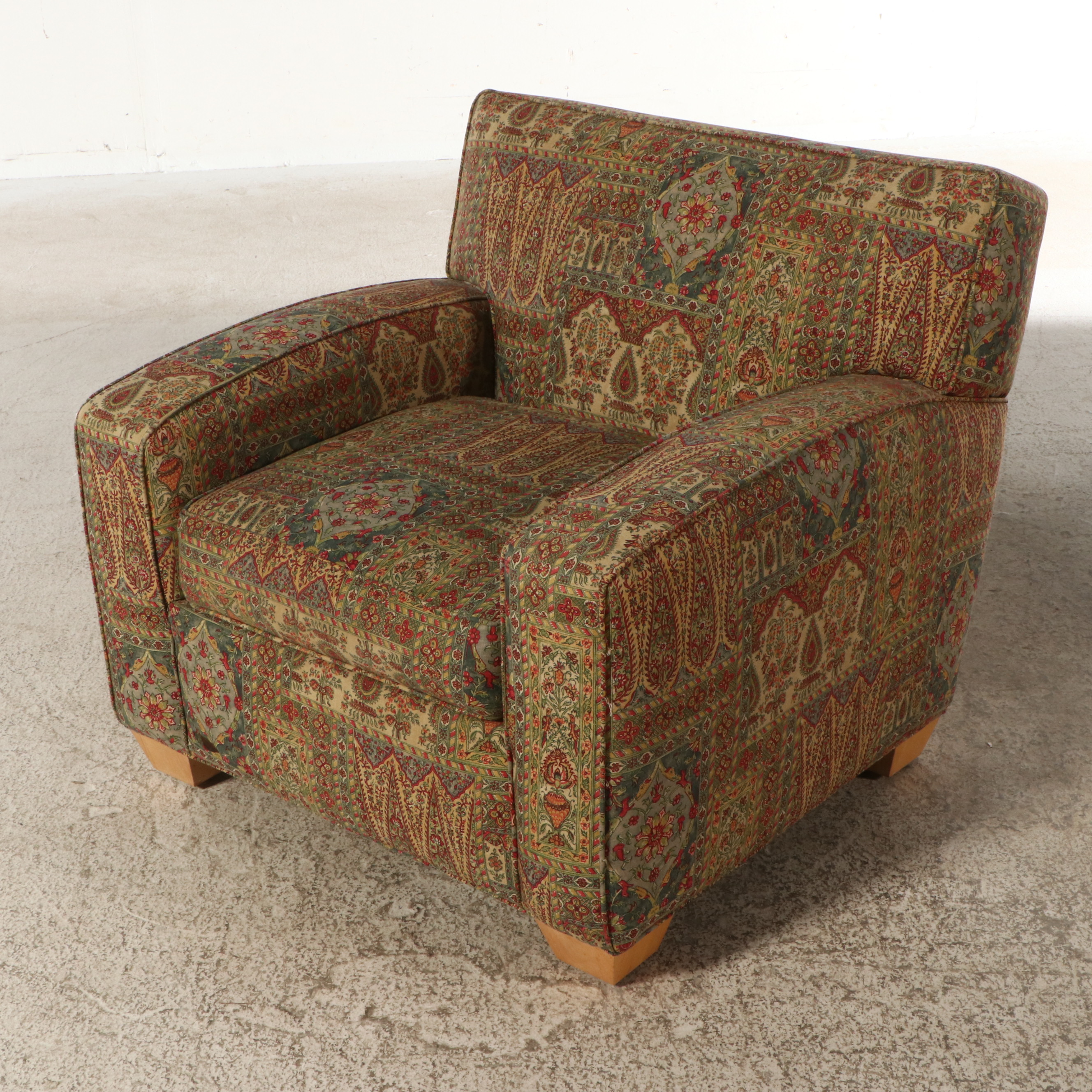 Rowe Furniture Lounge Chair and Ottoman
