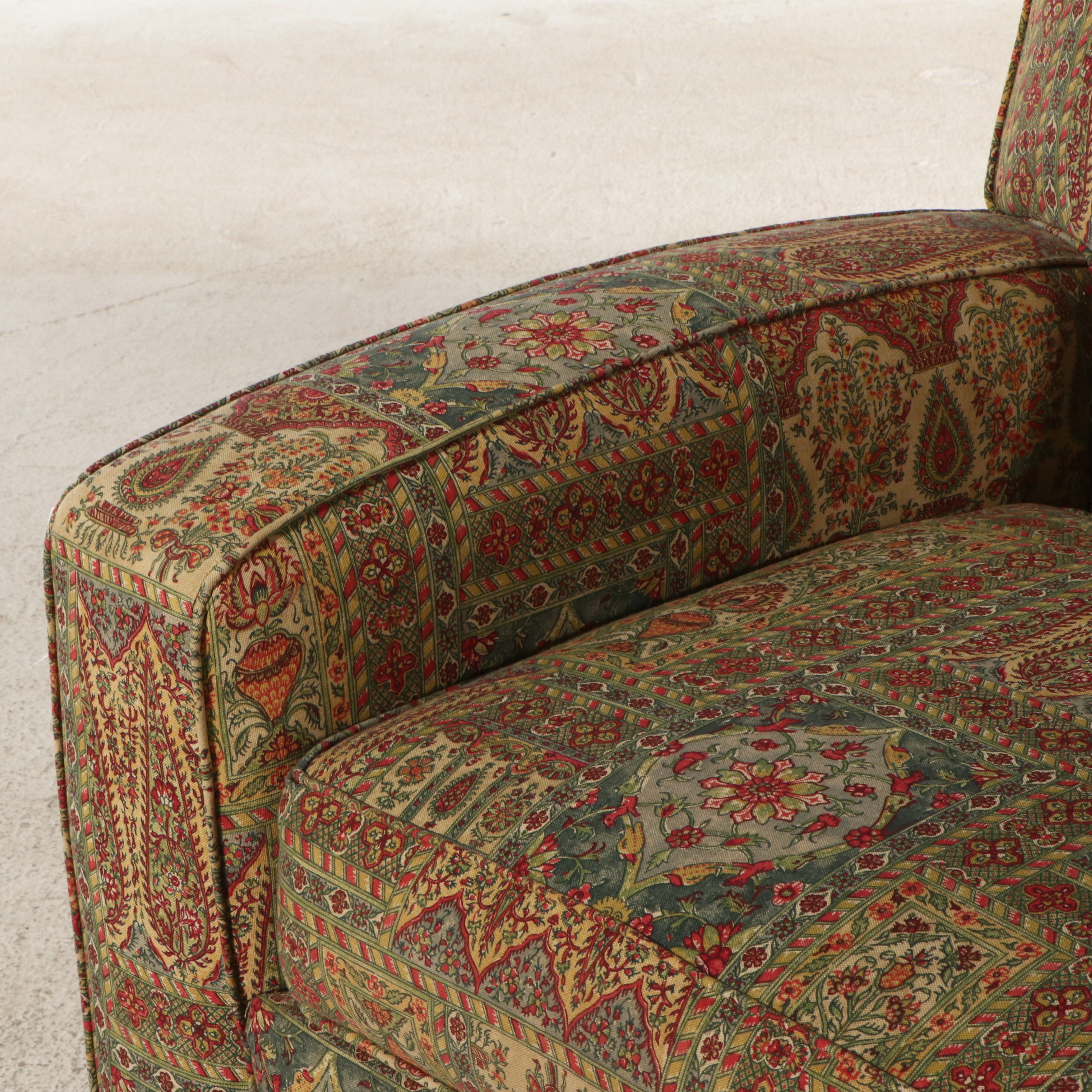 Rowe Furniture Lounge Chair and Ottoman