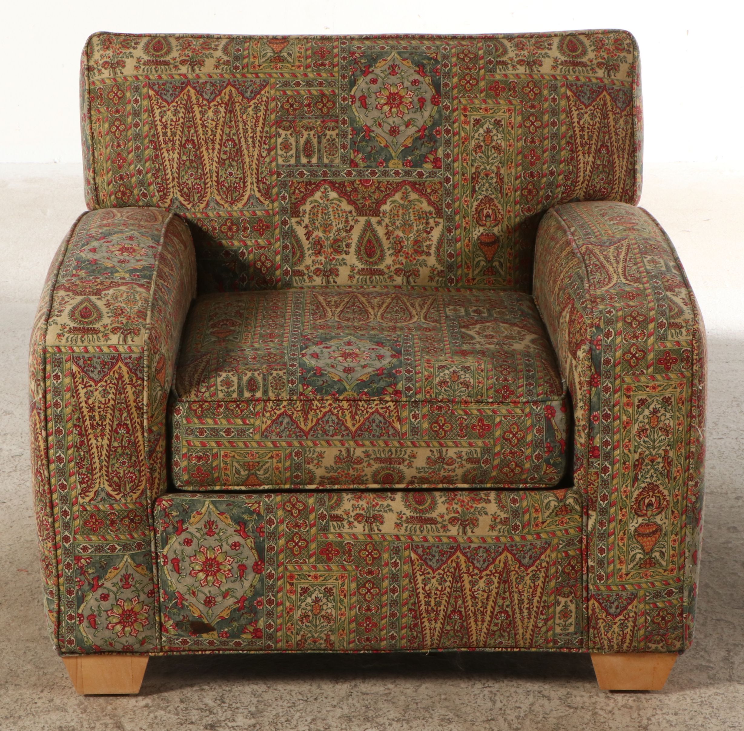 Rowe Furniture Lounge Chair and Ottoman