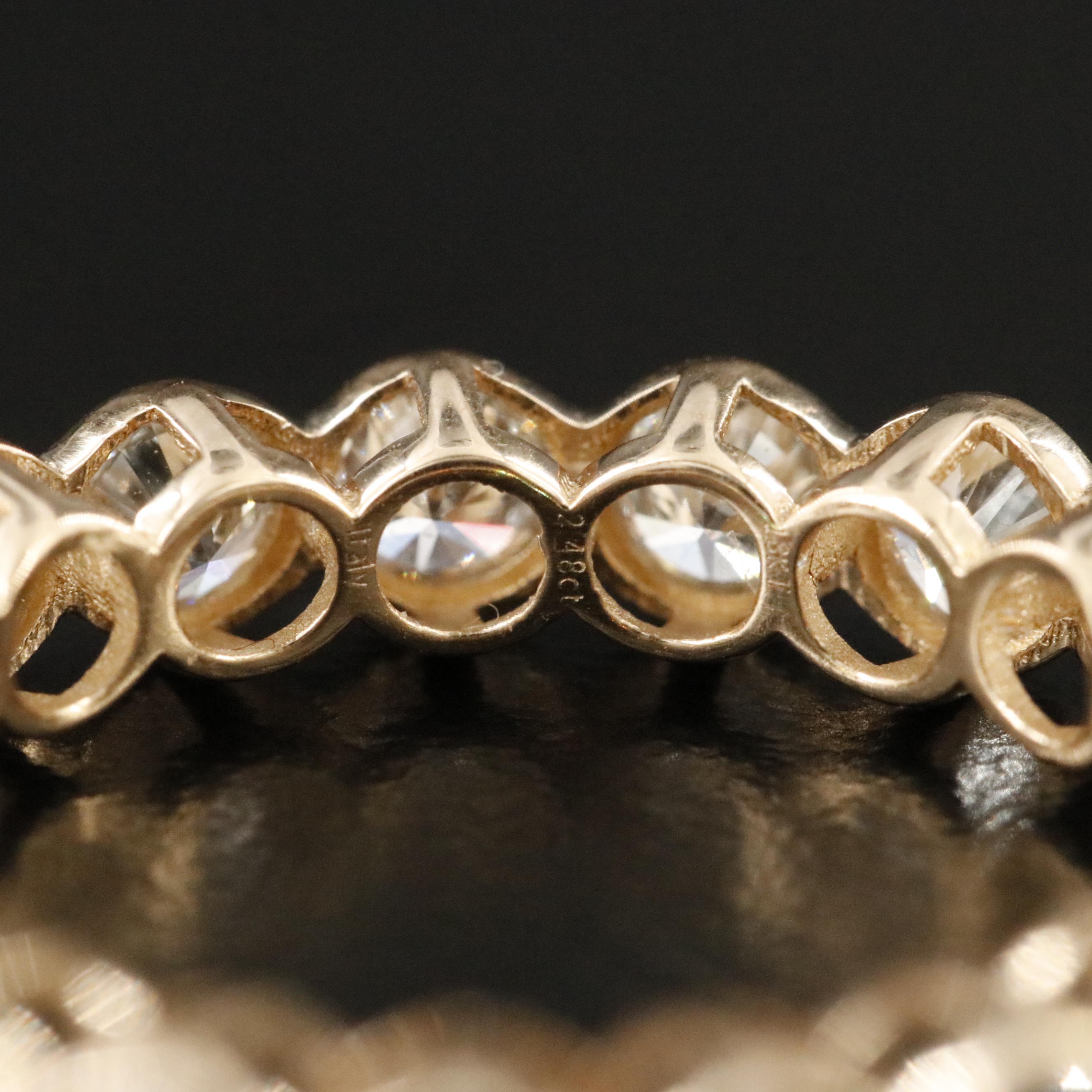 18K 2.48 CTW Diamond Eternity Band