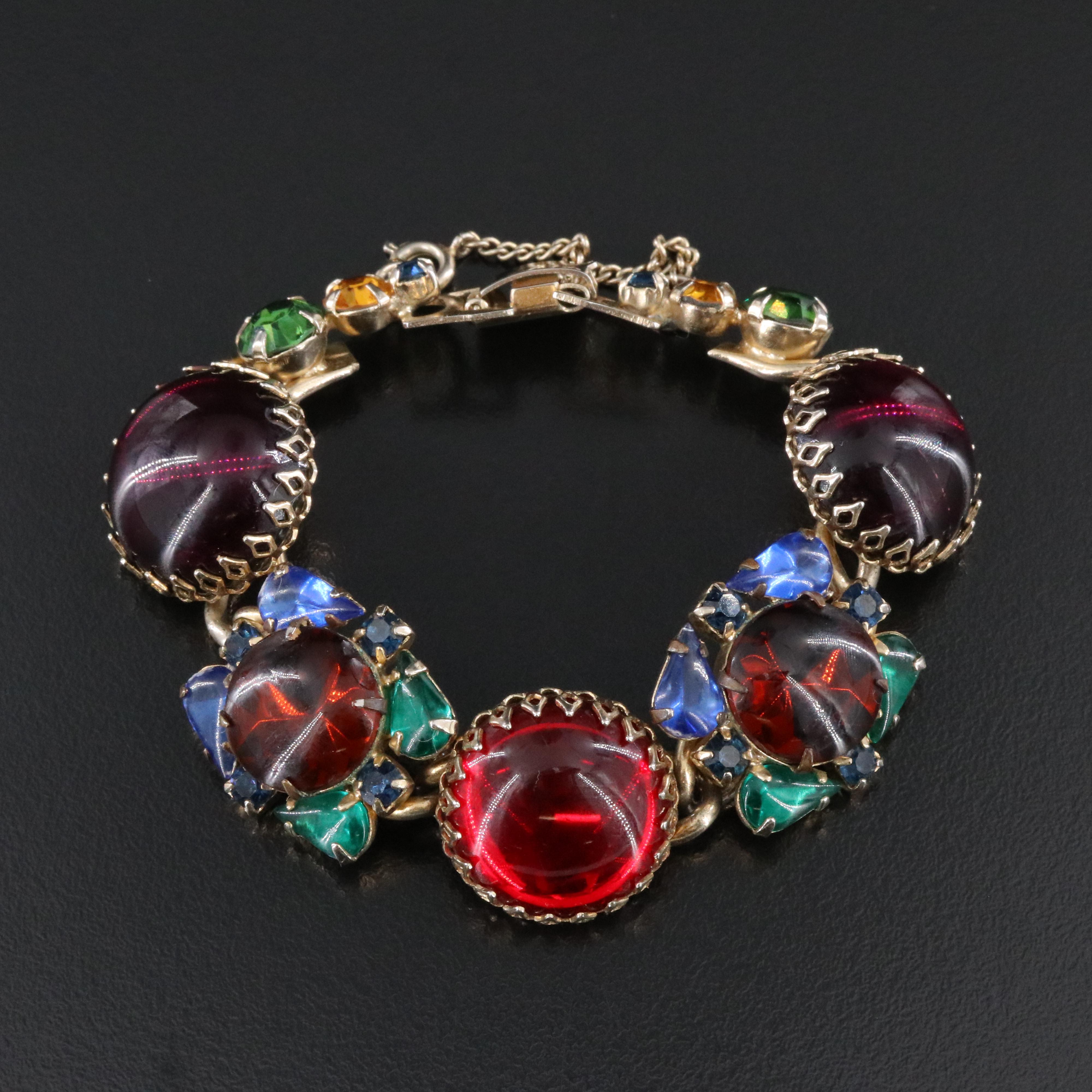 Weiss Jewel Tone Bracelet