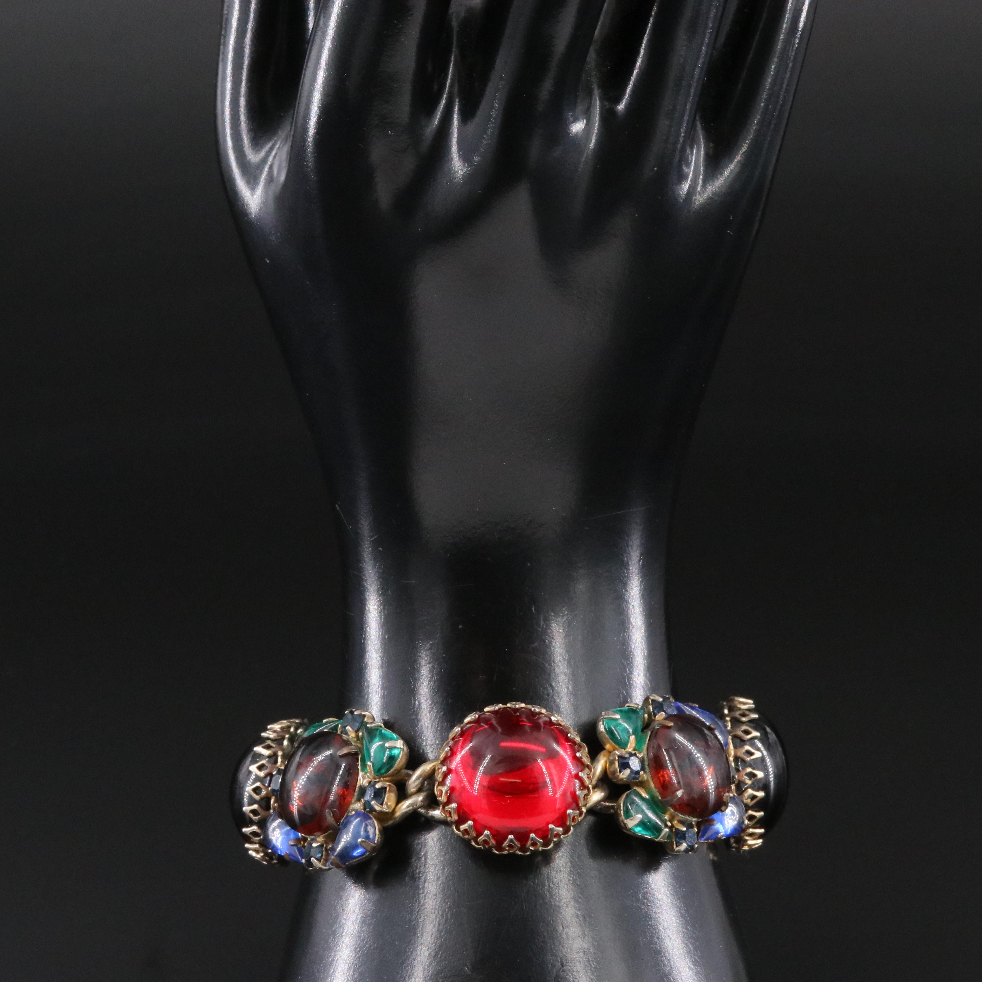 Weiss Jewel Tone Bracelet