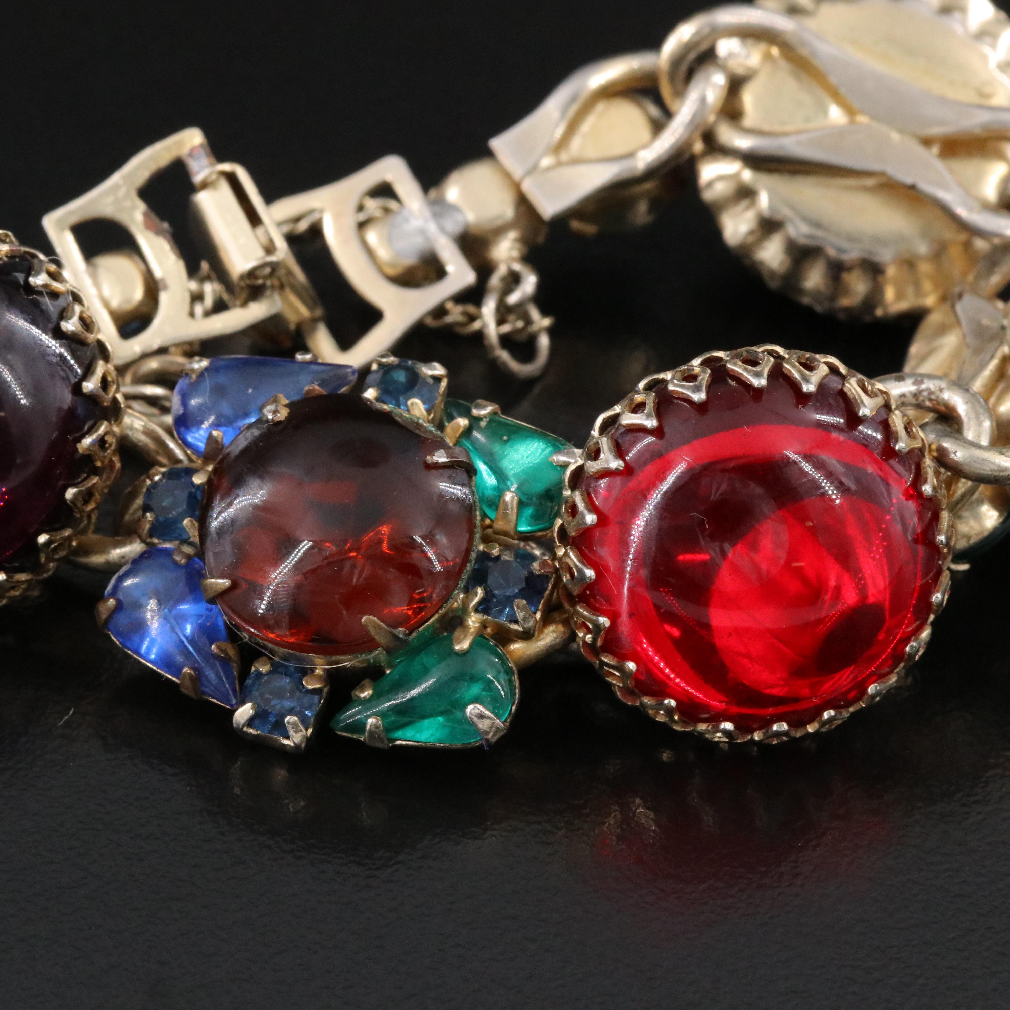 Weiss Jewel Tone Bracelet