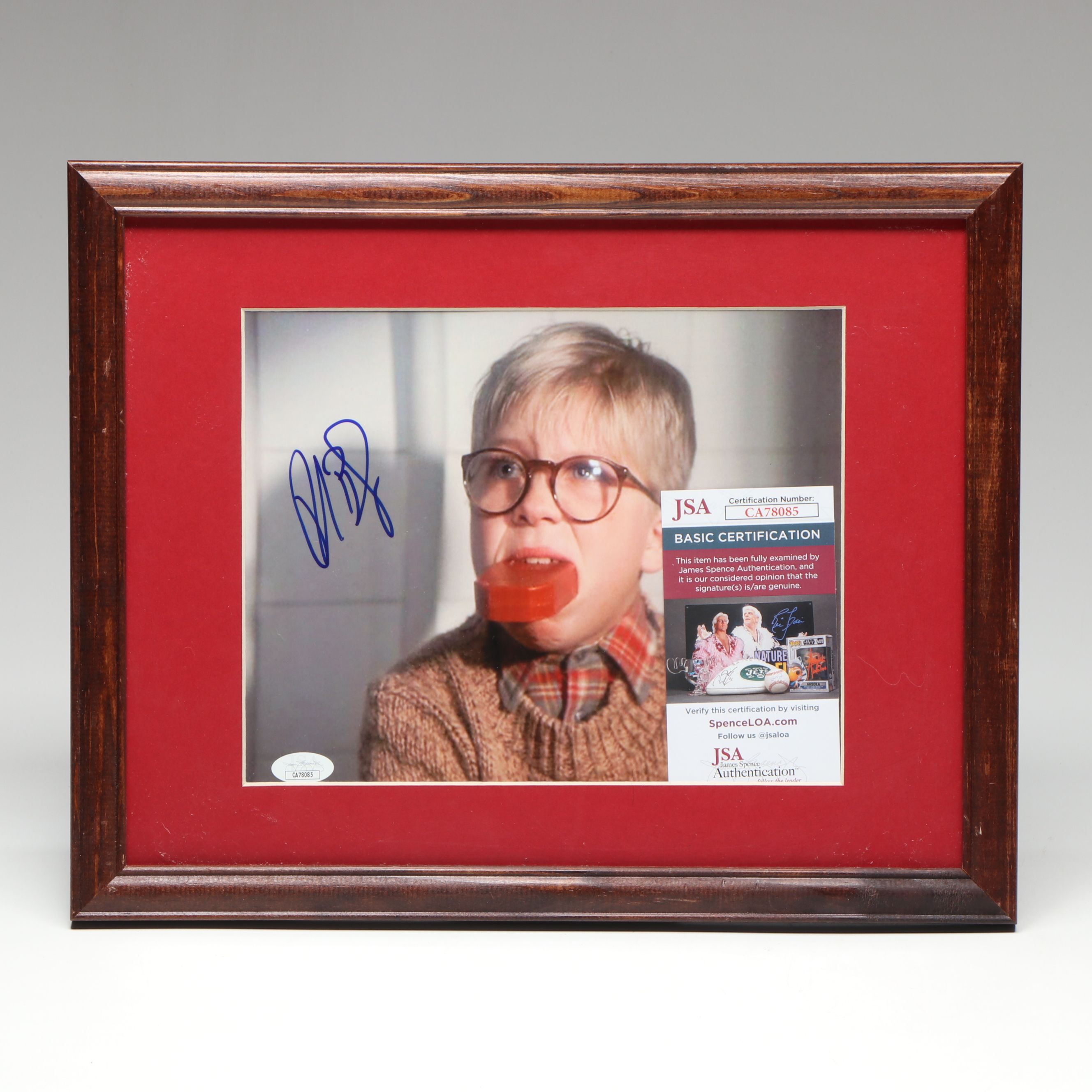 Peter Billingsley Signed "A Christmas Story" Framed Photo, JSA